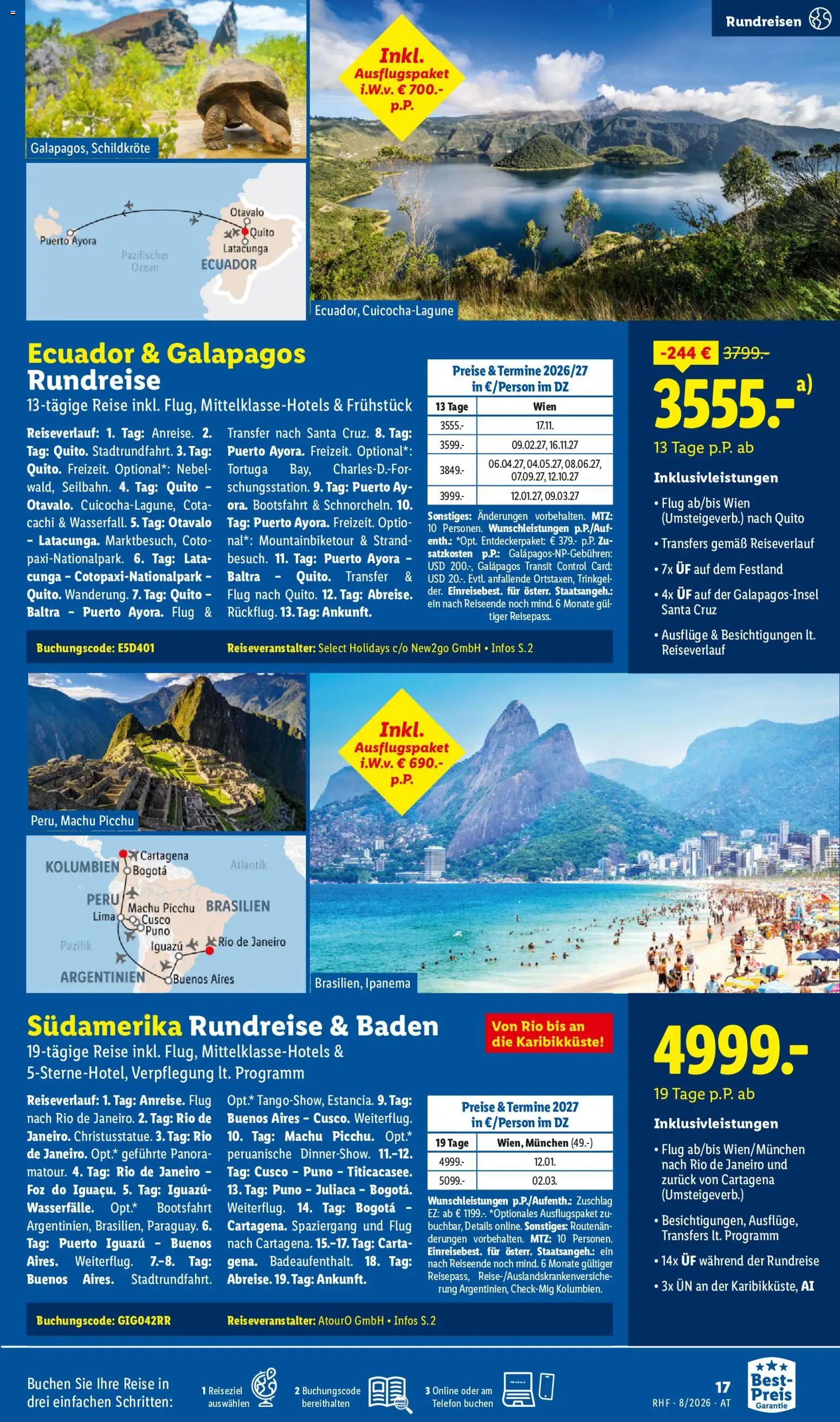 Lidl August Reise - Highlights gültig ab 29.07.2026 | Seite: 17 | Produkte: Telefon
