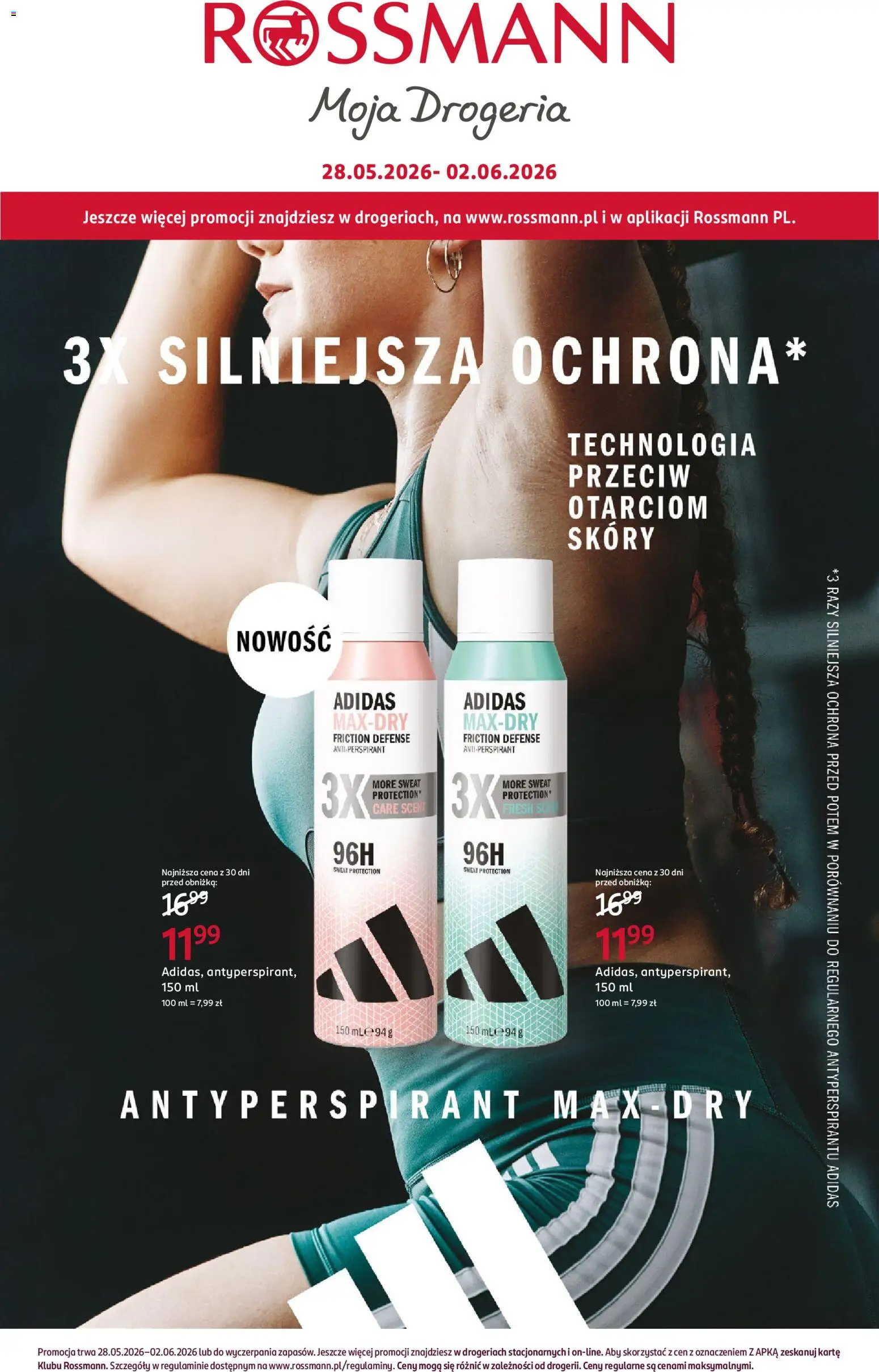 Rossmann gazetka od 28.05.2026 | Strona: 1 | Produkty: Drogeria, Antyperspirant