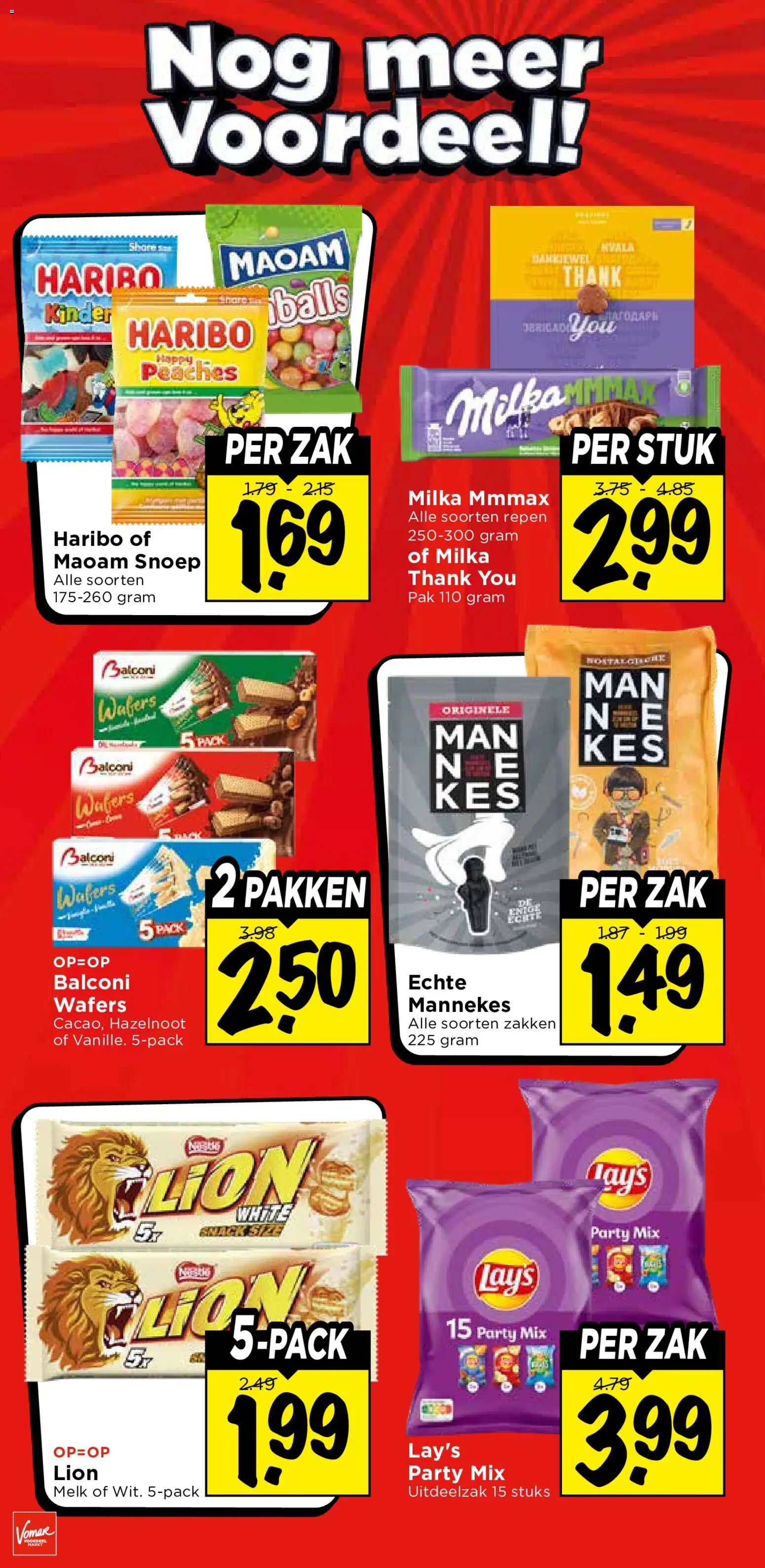 {H1} | Pagina: 29 | Producten: Snoep, Melk, Zak, Repen