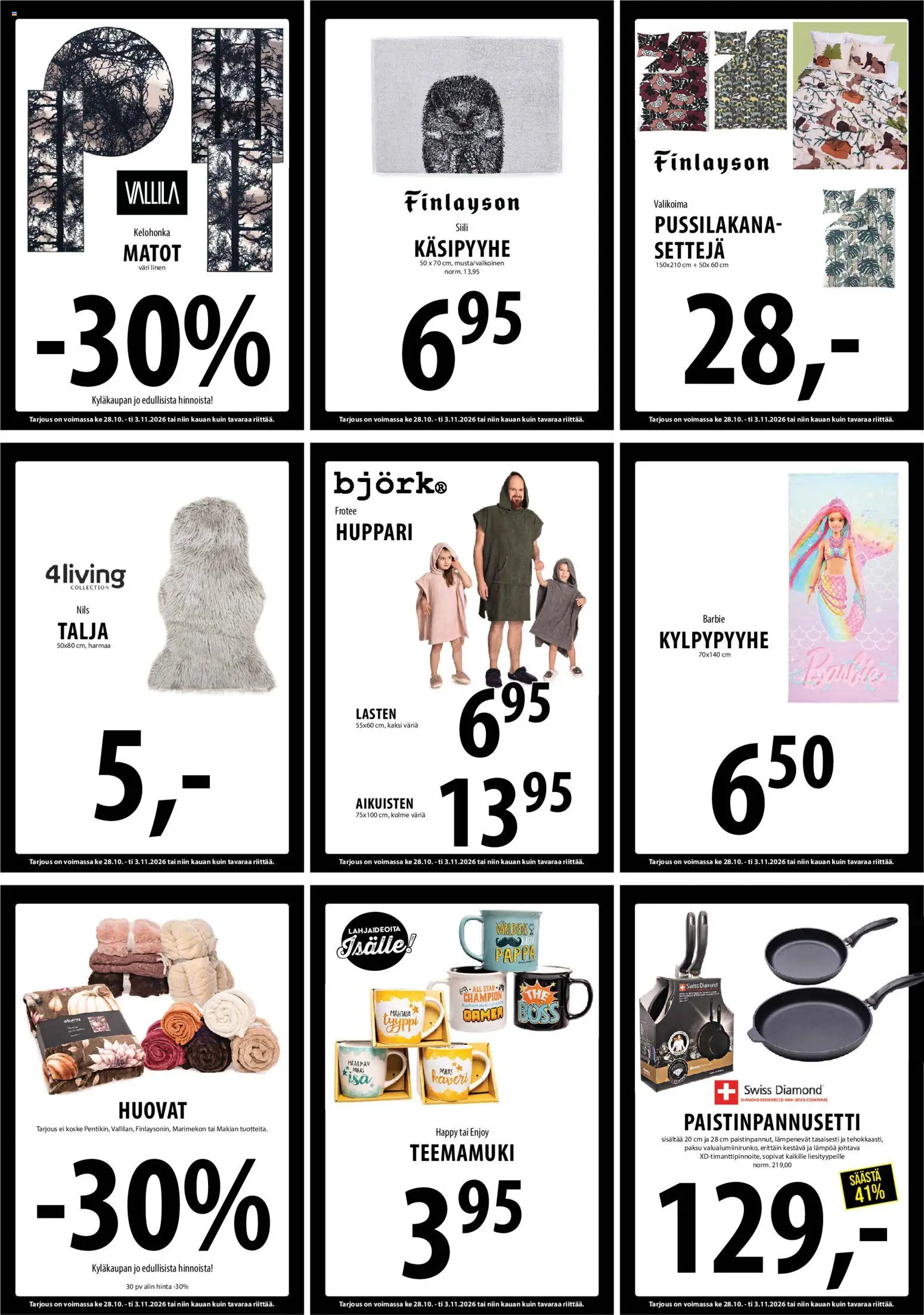 Tuuri tarjoukset – voimassa 28/10/2026 alkaen | Sivu: 21 | Tuotteet: Matot, Huppari