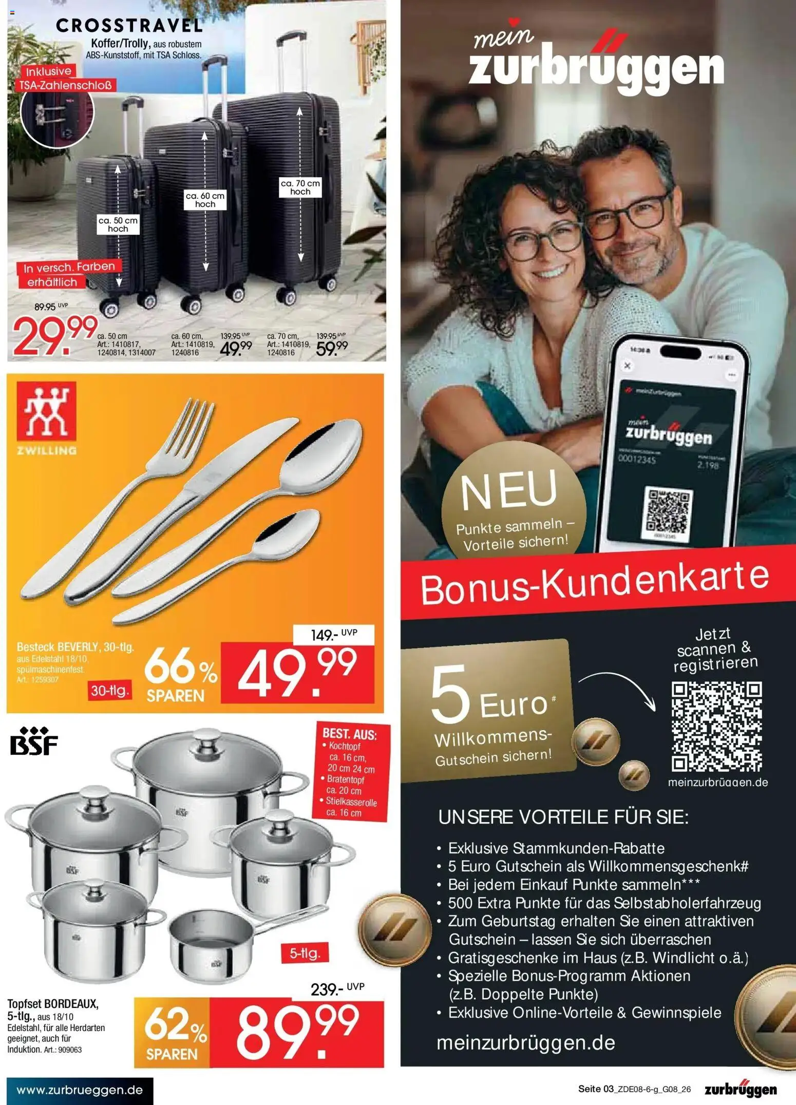 Zurbrüggen - Zurbrüggen: Bonus Sonder-Tage – gültig ab 31.07.2026 | Seite: 3
