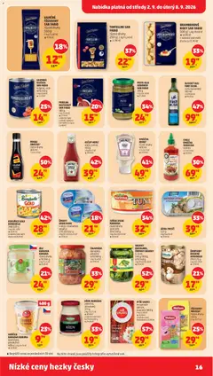 Náhled letáku TUŇÁK STEAK MARINNA, různé druhy 160/185; 104/140 g od 02.09.2026 | Strana: 16