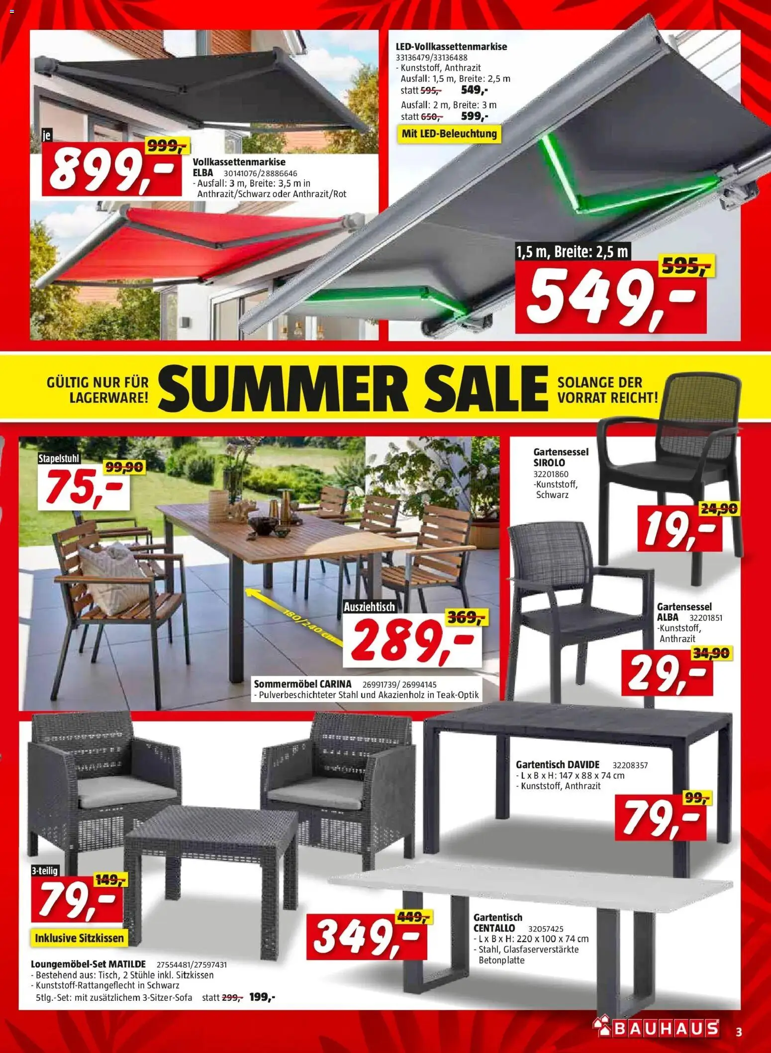 Bauhaus Summer Sale -Bad Fischau, Bregenz gültig ab 05.08.2026 | Seite: 3