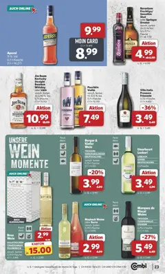 Combi Prospekt Altenbeken ab 06.07.2026 gültig | Seite: 23 | Produkte: Jim beam, Likör, Merlot, Aperol