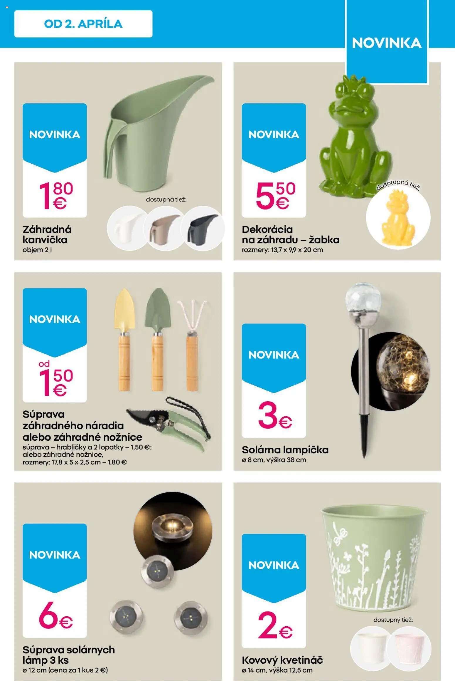 Nové Pepco akcie – leták je platný od 09.04.2026 | Strana: 9 | Produkty: Kvetináč