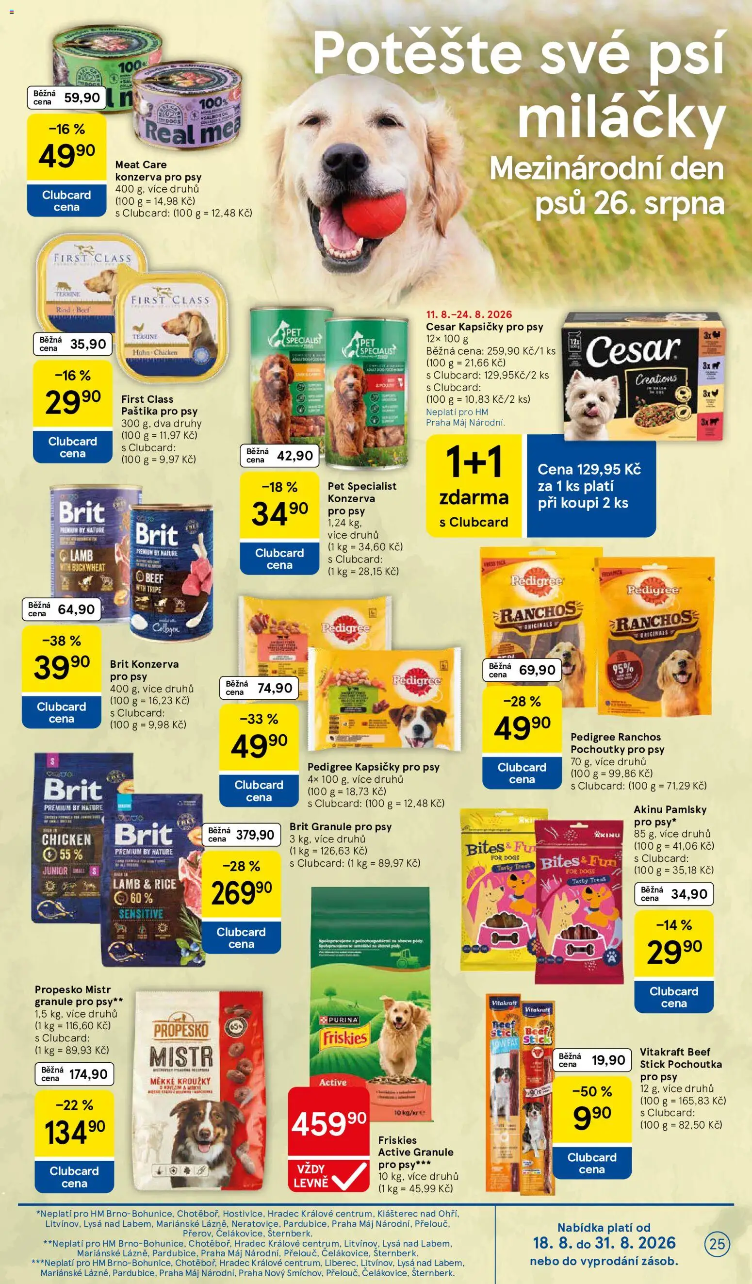 Tesco leták - Hypermarket od 19.08.2026 | Strana: 25