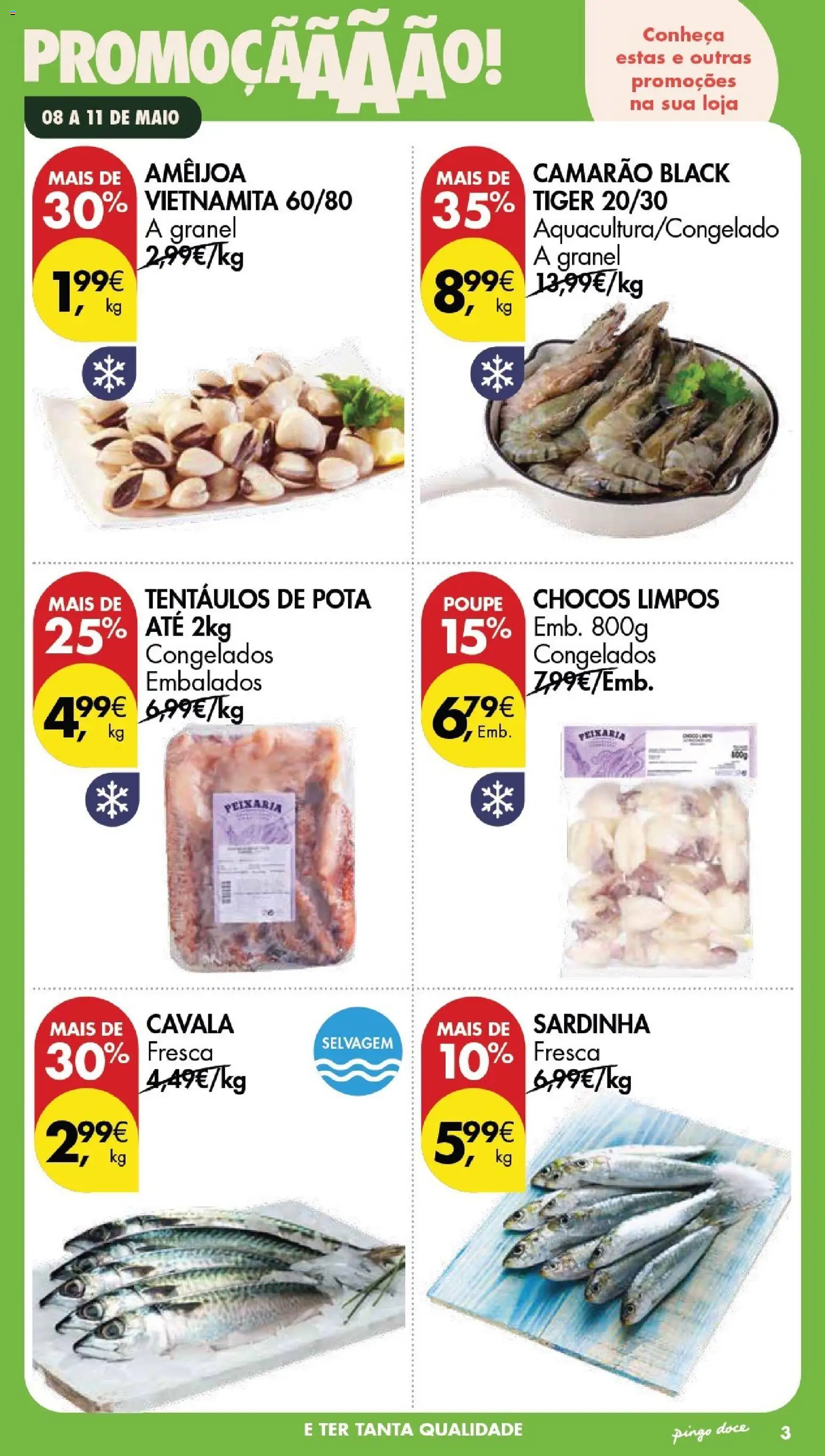 Pingo Doce Poupe este Fim de Semana │ válido de 08.05.2026 | Página: 3 | Produtos: Camarão