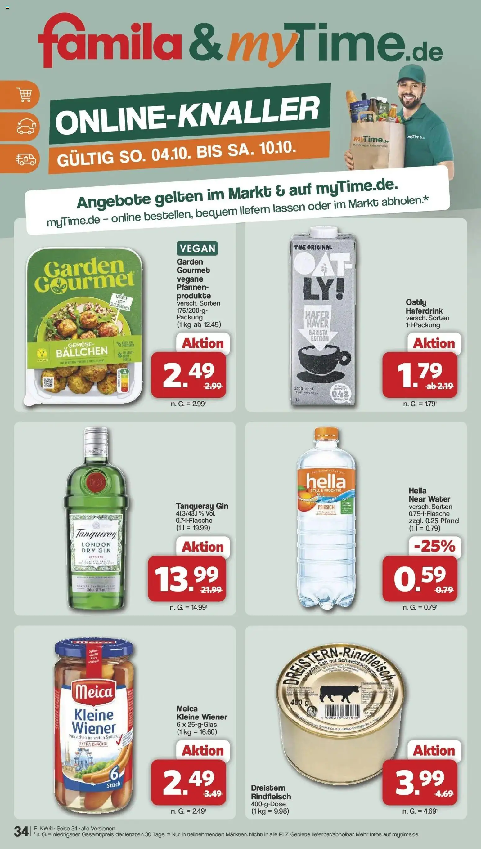 Famila Nordwest Aktueller Prospekt – gültig ab 05.10.2026 | Seite: 36 | Produkte: Haferdrink, Pfirsich, Saft, Rindfleisch