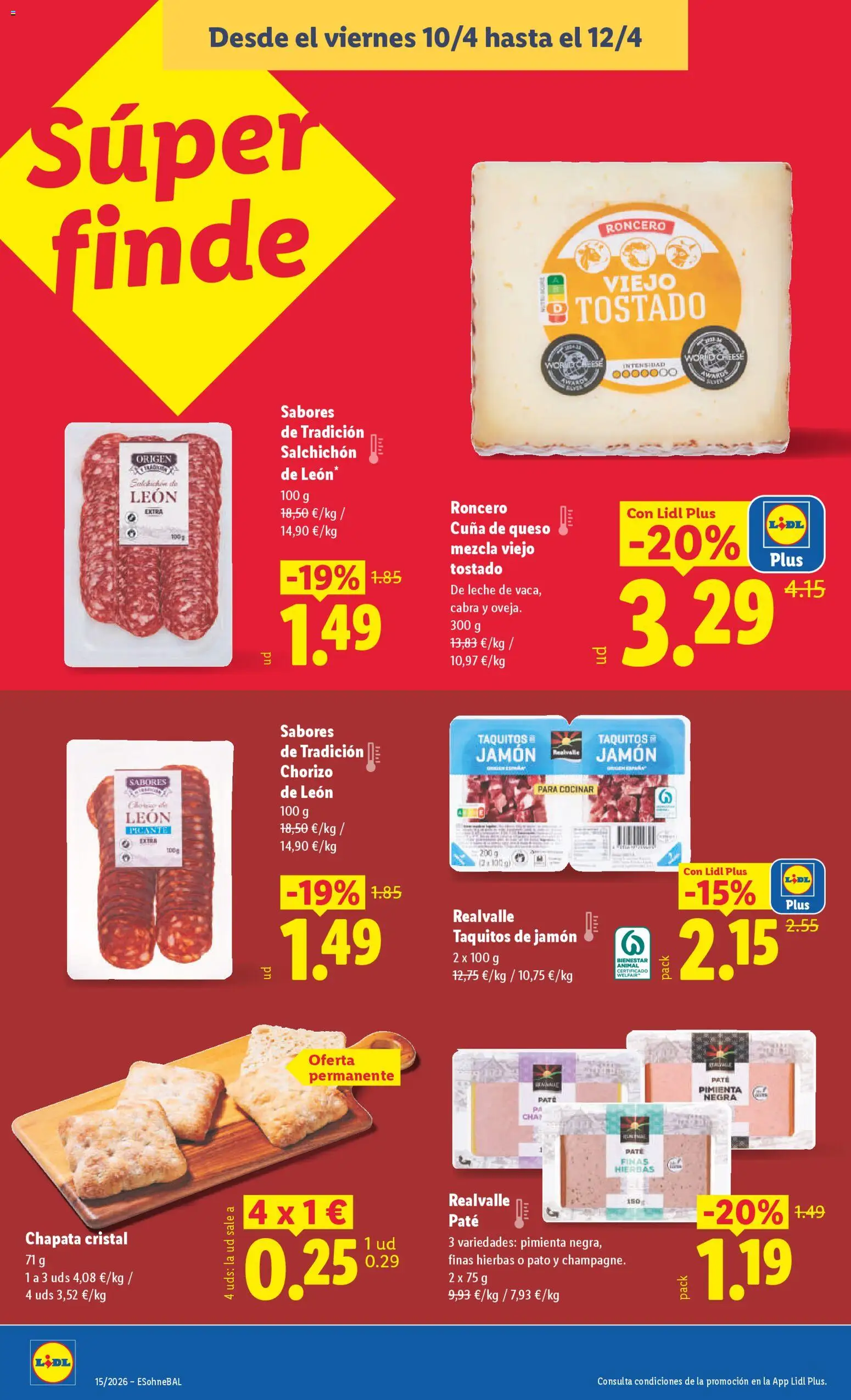 Lidl folleto │ válido desde el 06.04.2026 | Página: 30 | Productos: Leche, Queso, Jamón, Cuna