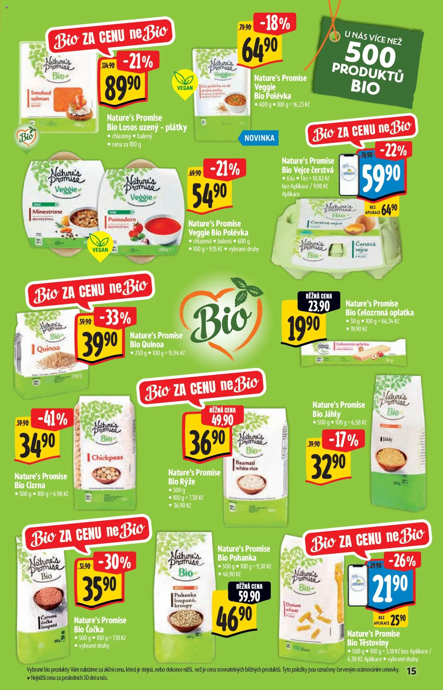 Albert katalog - Supermarket - Bio od 02.09.2026 | Strana: 15 | Produkty: Veggie, Vegan, Rýže basmati, Losos uzený