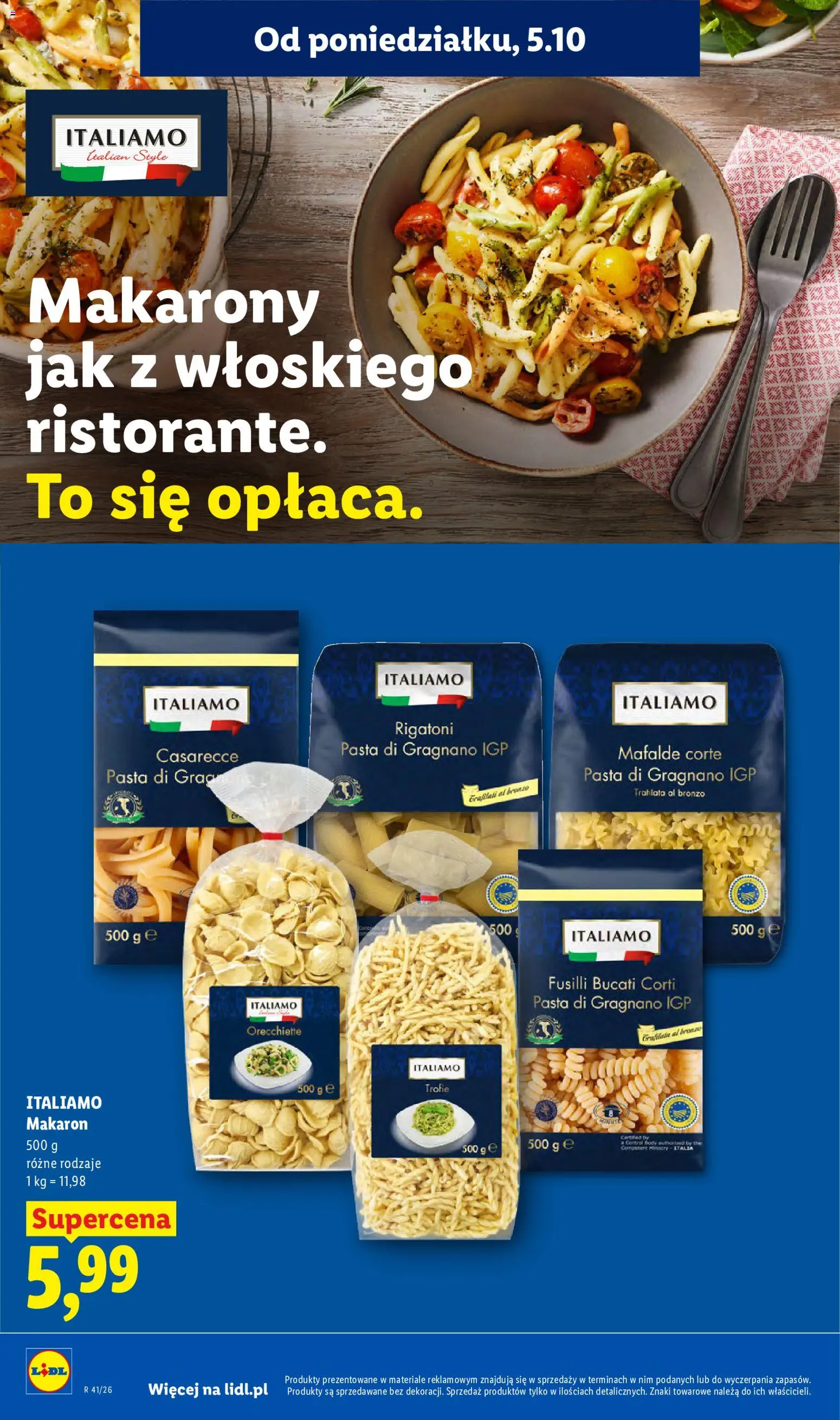 Lidl gazetka od 05.10.2026 | Strona: 54