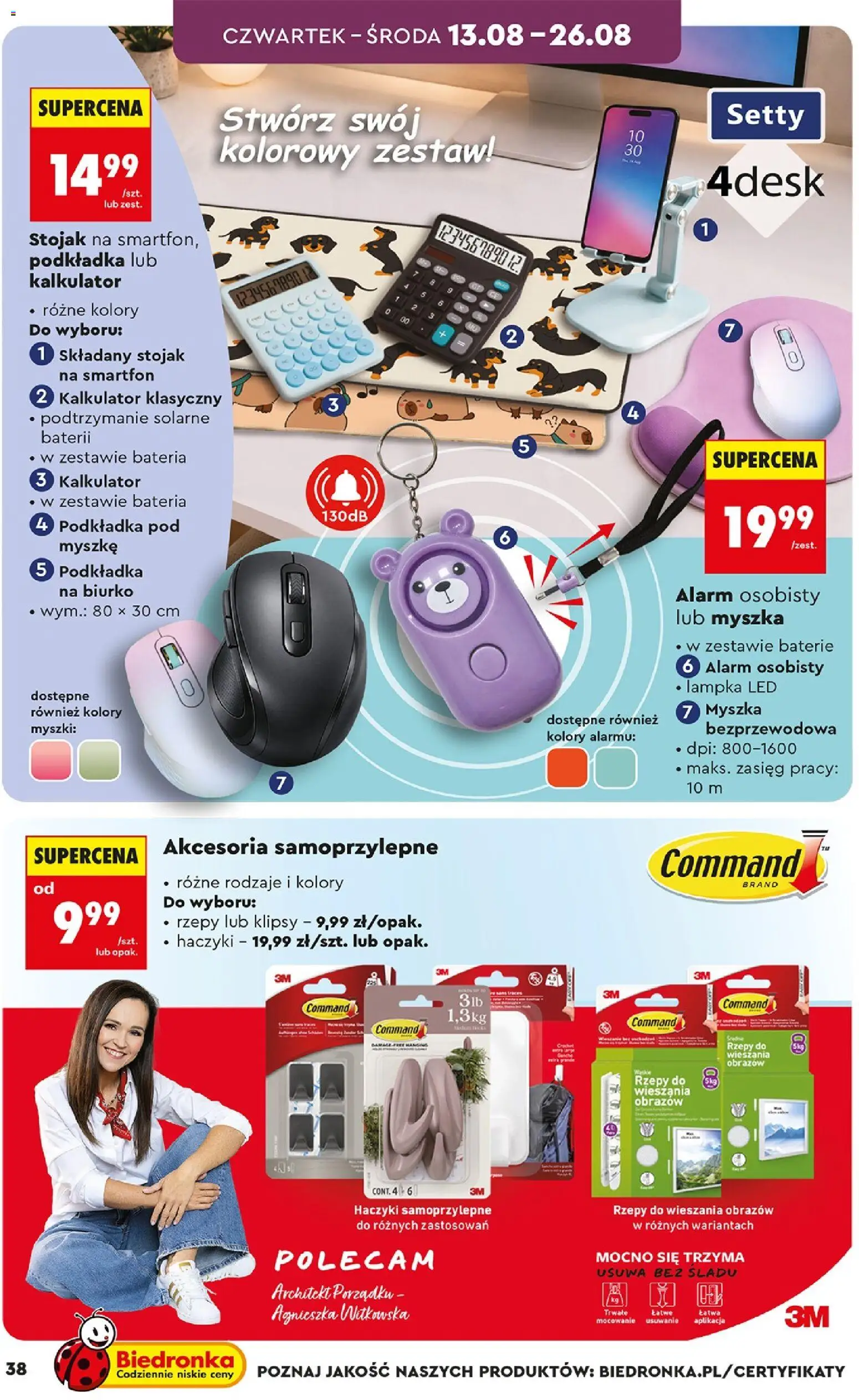 Biedronka Polsko leták - Hity i inspiracje od 10.08.2026 | Strana: 38 | Produkty: Baterie, LED