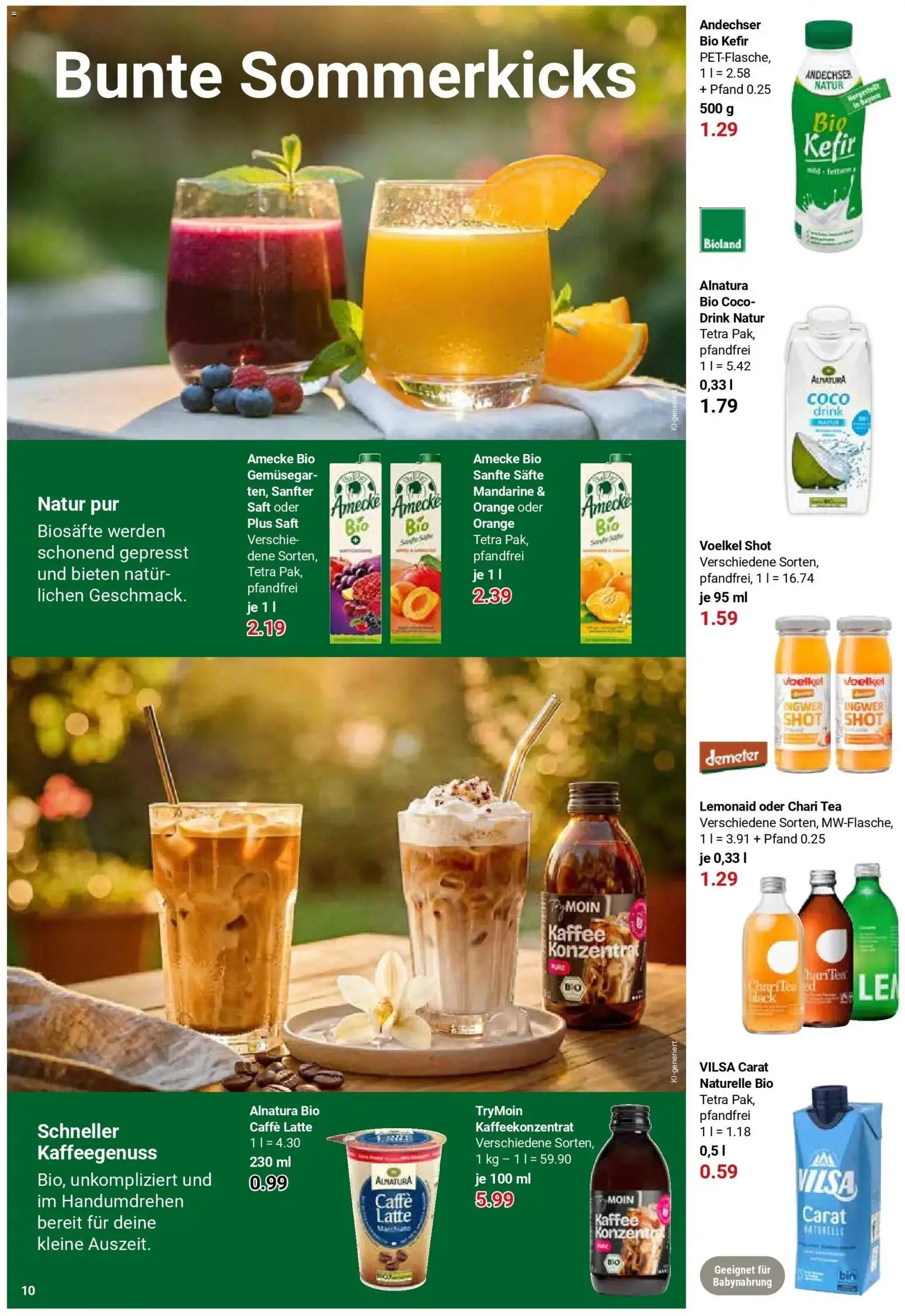 Globus Prospekt Saarlouis – gültig ab 21.06.2026 | Seite: 39 | Produkte: Kefir, Kaffee, Babynahrung, Saft