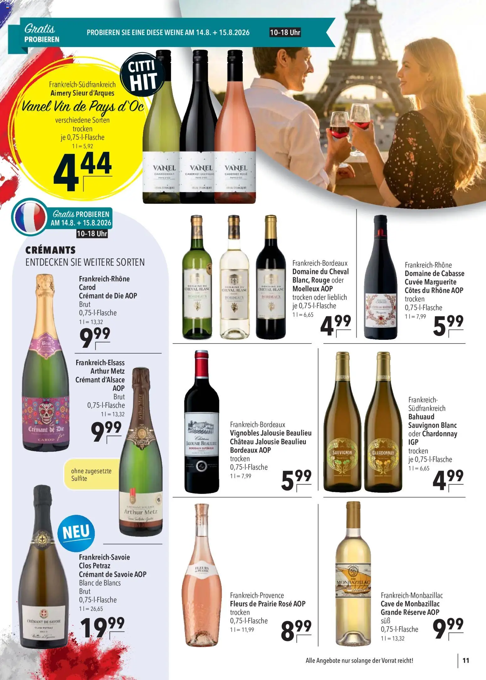 CITTI Markt Prospekt – gültig ab 12.08.2026 | Seite: 11 | Produkte: Rouge, Uhr
