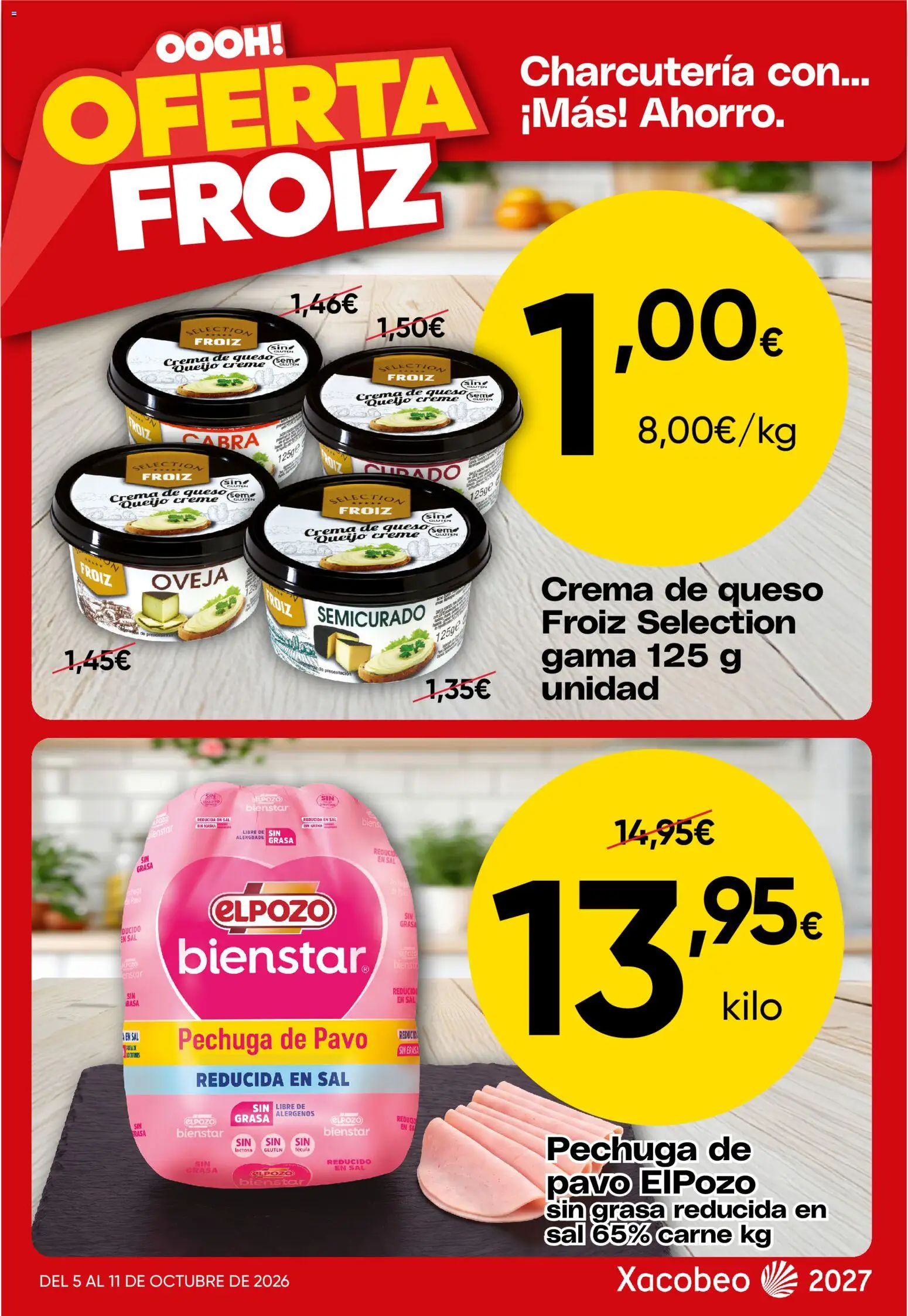 Froiz Oferta semanal │ válido desde el 05/10/2026 | Página: 3 | Productos: Queso, Sal, Carne, Pavo