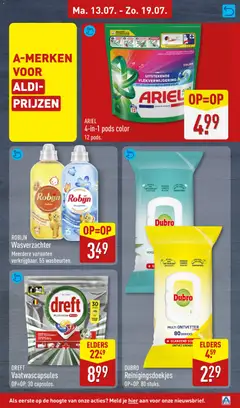 Aldi folder week 29 - Voorbeeld van een folder van Aldi, geldig van 13-07-2026 | Pagina: 21 | Producten: Wasverzachter, Citroen, Robijn, Geur