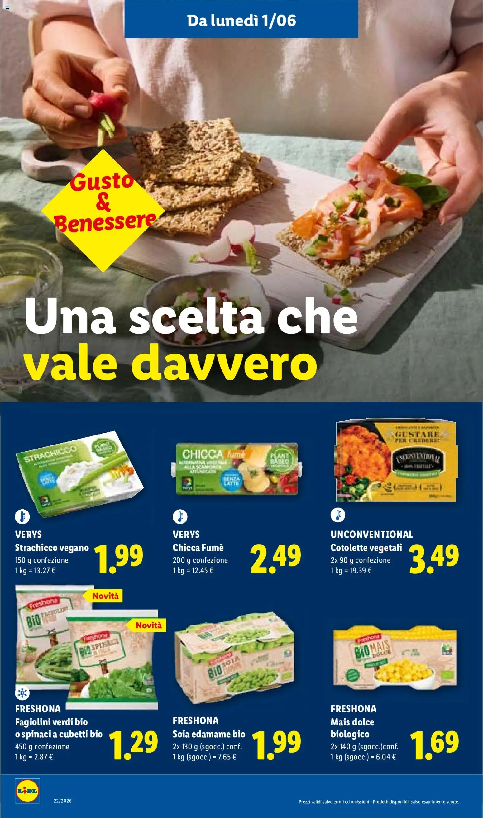Volantino Lidl del 28.05.2026 | Pagina: 48 | Prodotti: Spinaci, Mais, Fagiolini