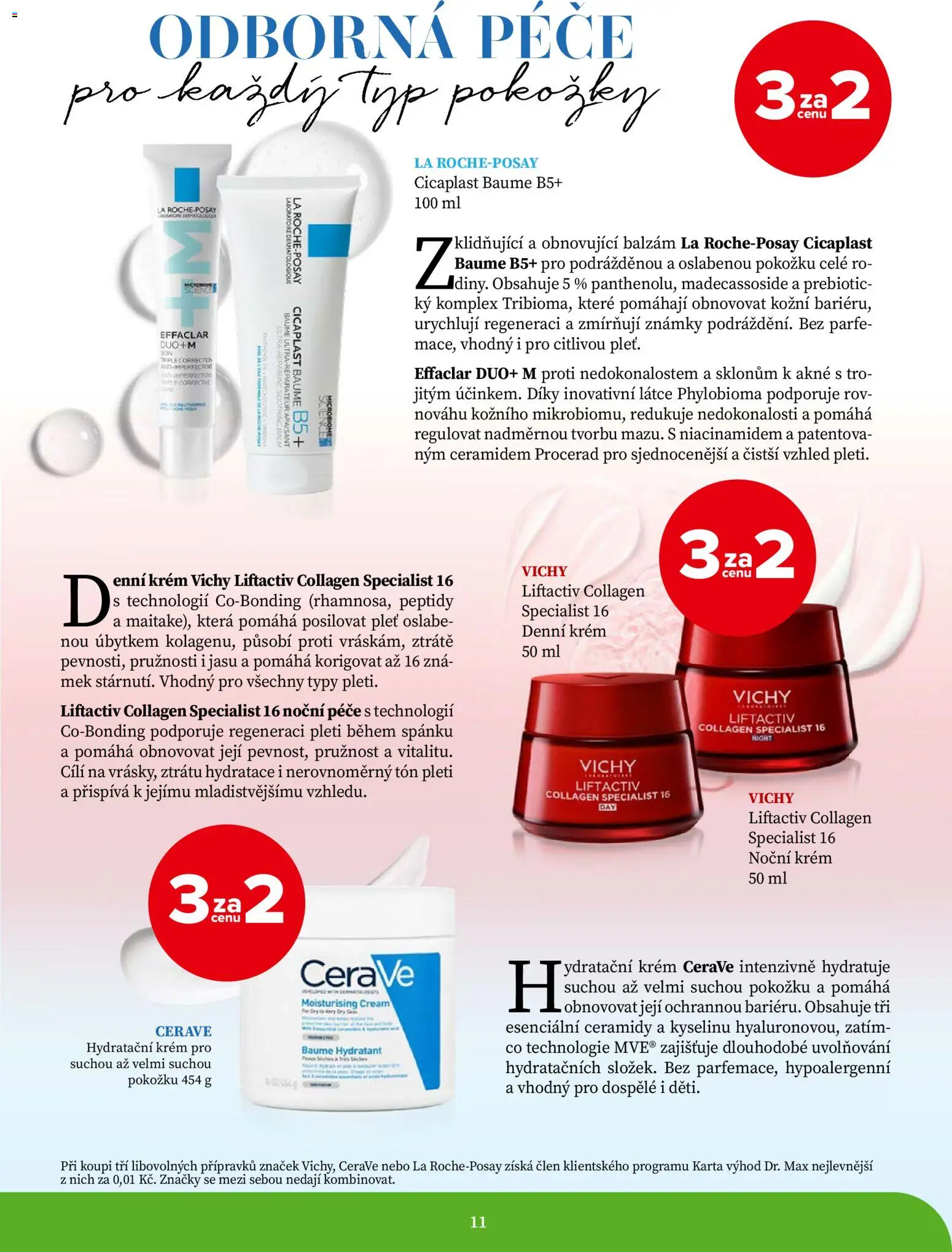 Dr. Max magazín od 01.09.2026 | Strana: 11 | Produkty: Známky, Krém, Hydratační krém