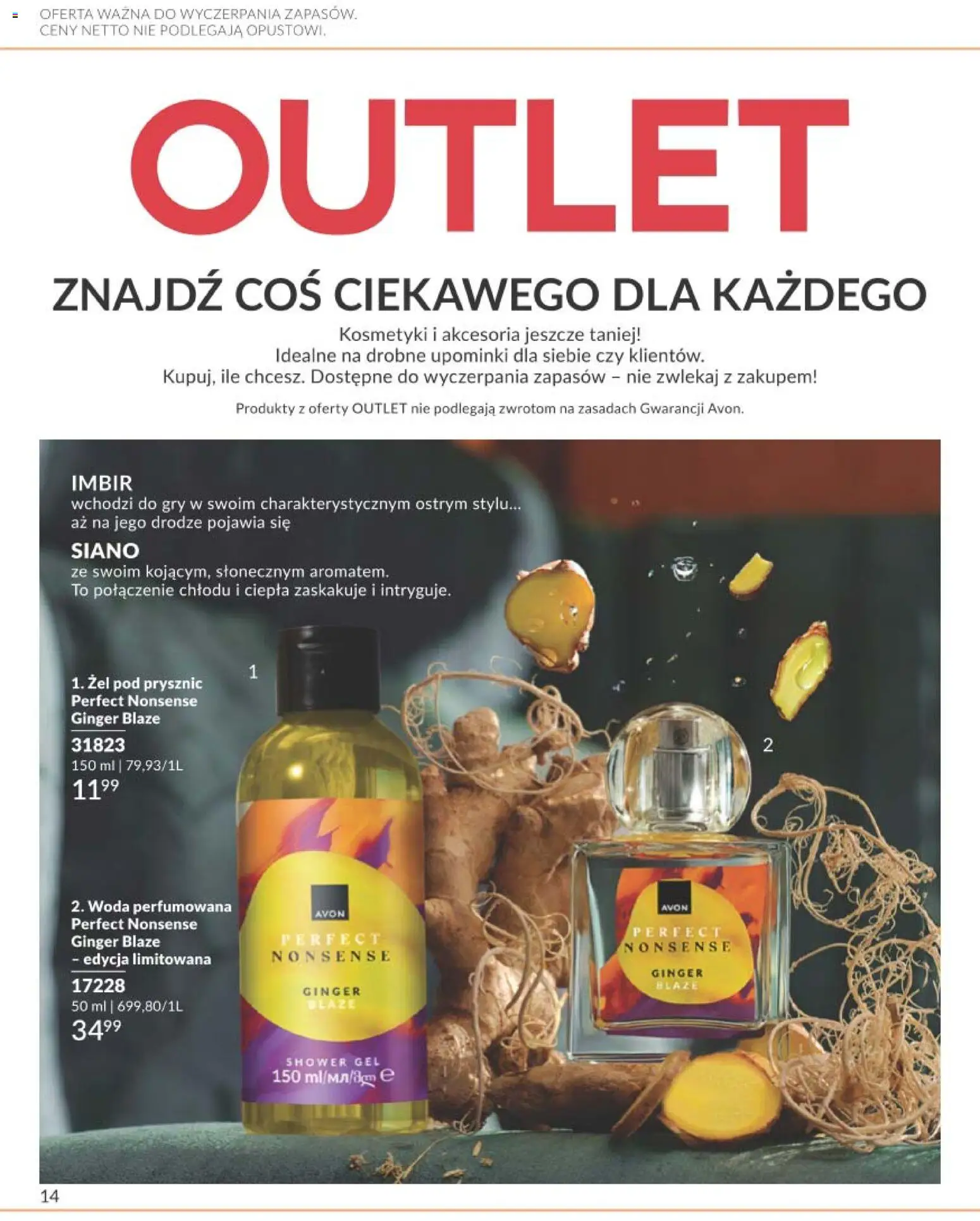 Avon Katalog Focus 10 2026 od 30.09.2026 | Strona: 14 | Produkty: Kosmetyki, Prysznic, Gry, Woda