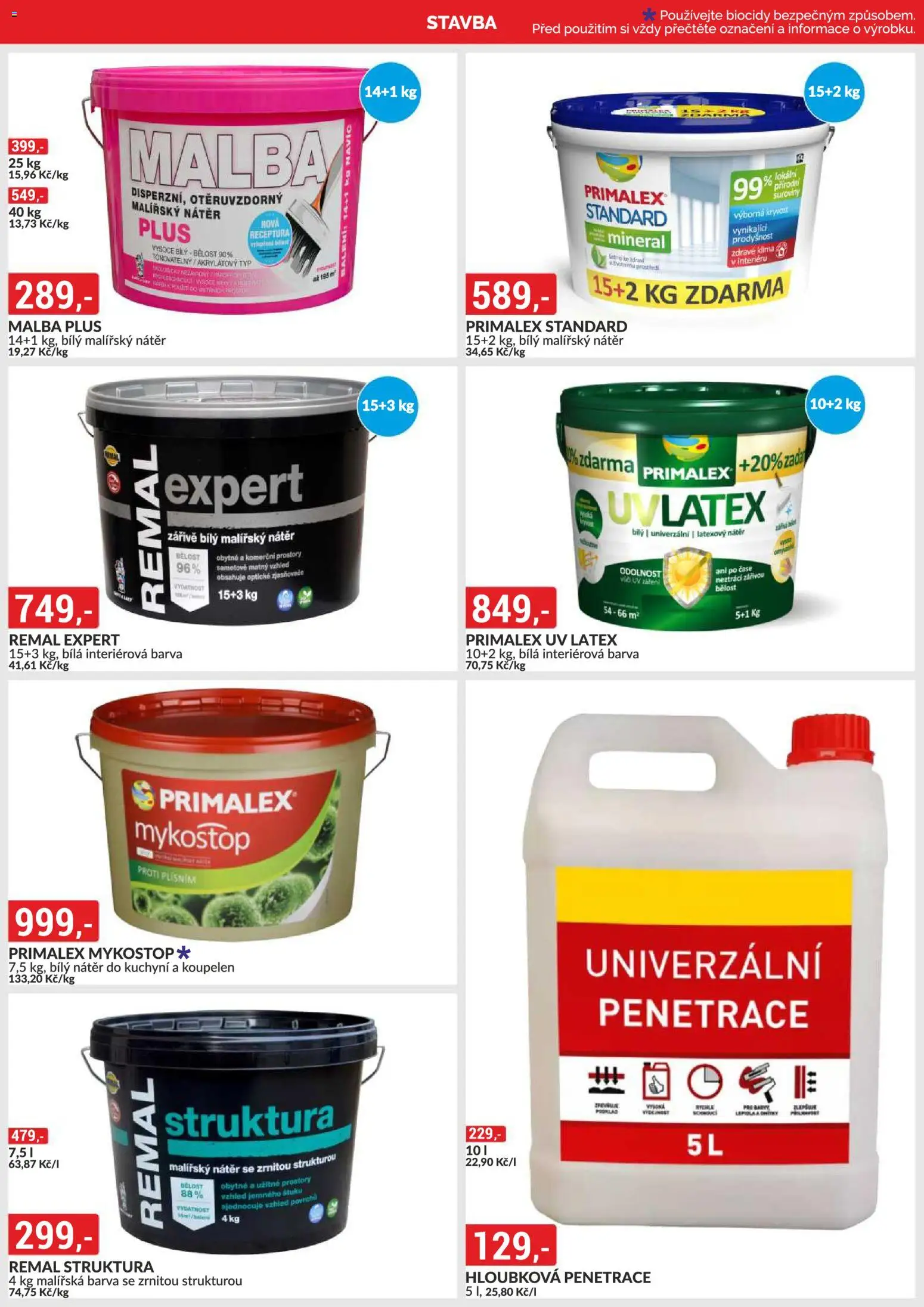 BAUMAX leták od 01.07.2026 | Strana: 45 | Produkty: Primalex, Malířský nátěr bílý, Barvy