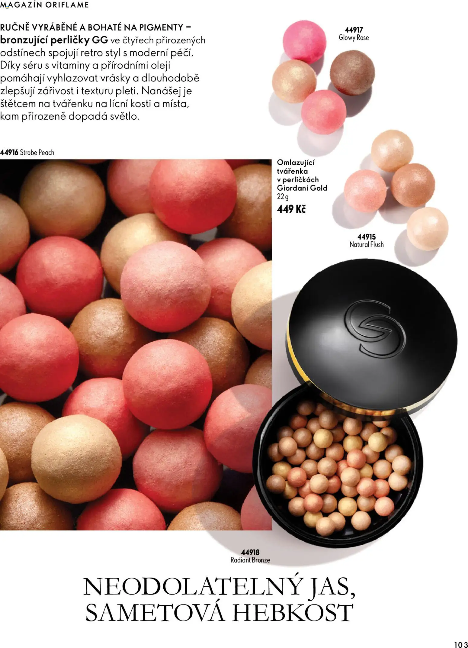 Oriflame katalog Novage+ Proceuticals od 30.09.2026 | Strana: 103 | Produkty: Vitamíny, Tvářenka