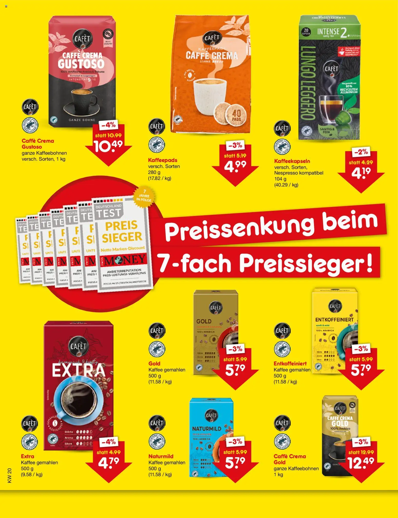 Netto Marken-Discount Preissenkung auf Dauer – gültig ab 12.05.2026 | Seite: 1
