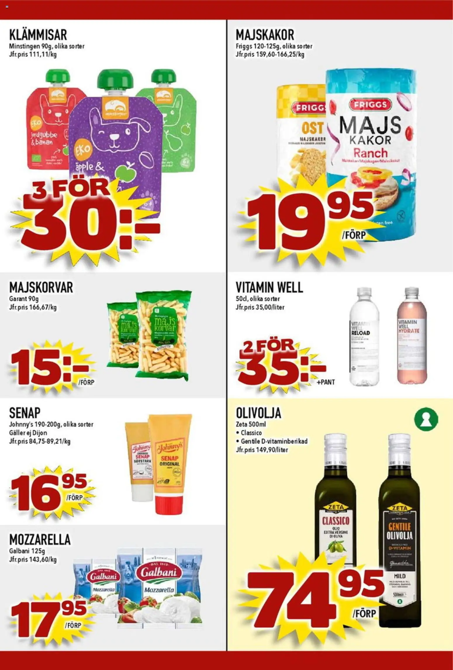 Matdax reklamblad aktuell från 04.05.2026 | Sida: 19 | Produkter: Senap, Galler, Majskakor, Äpple