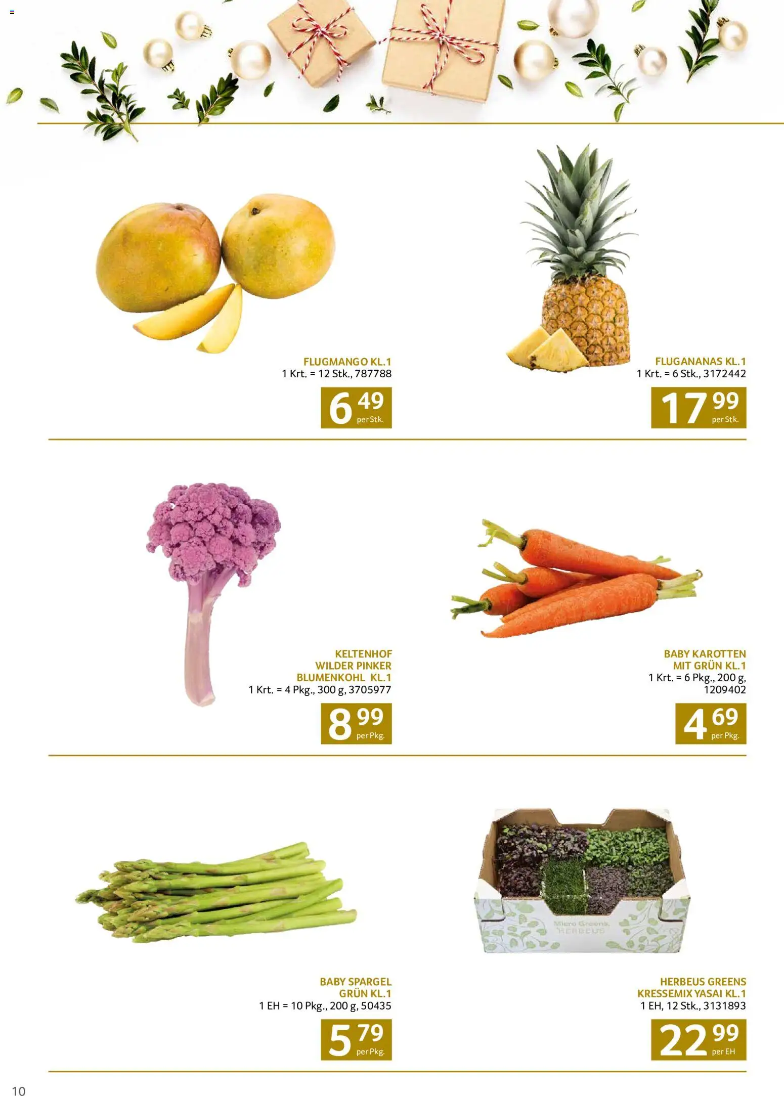 Transgourmet Christmas gültig ab 12.10.2026 | Seite: 10 | Produkte: Blumenkohl