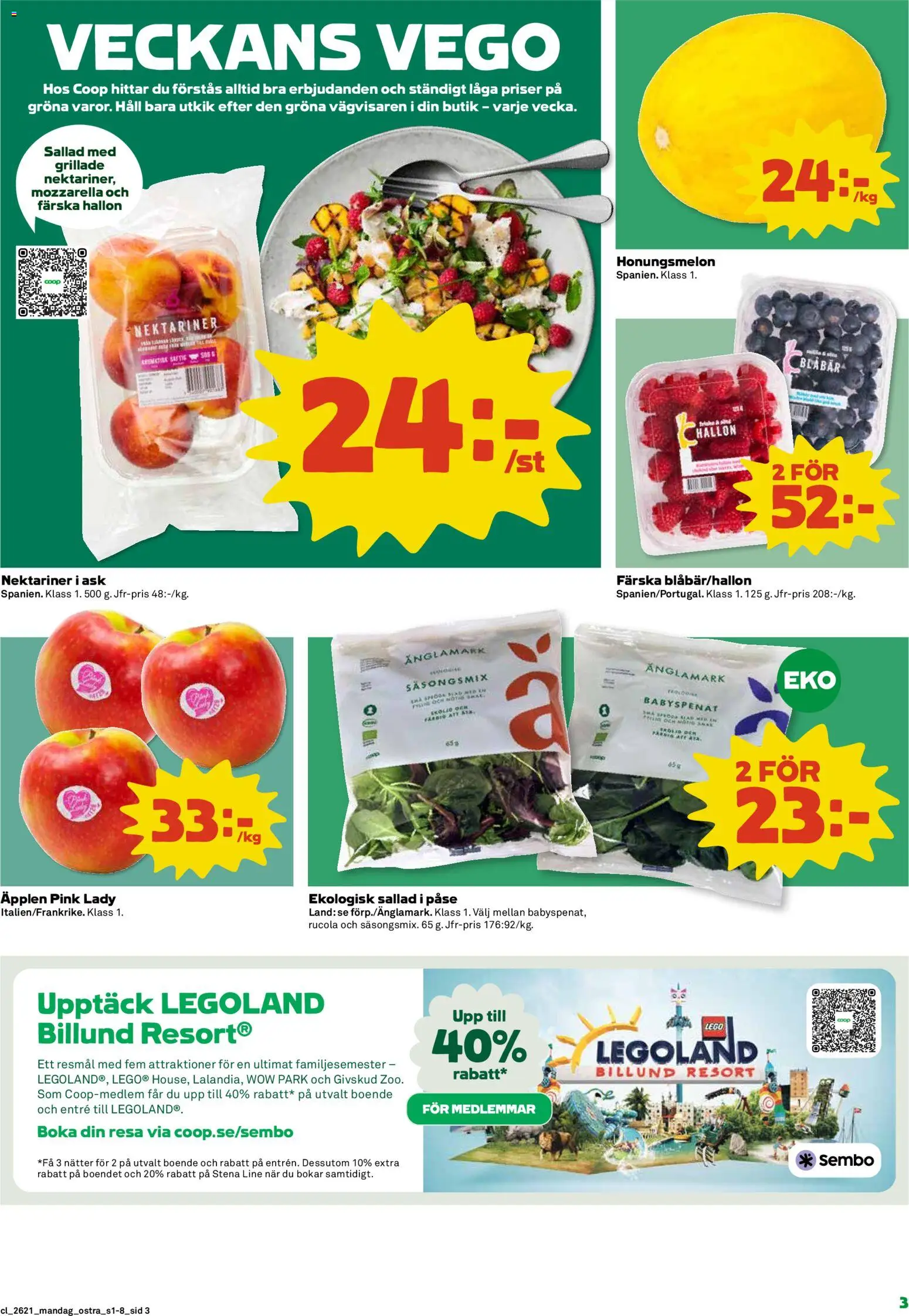 Nuvarande Coop Daglivs erbjudanden från 📣 18/05/2026 - 24/05/2026 📣 | Sverige
