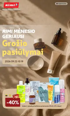 Rimi leidinys galioja nuo 2026.09.22