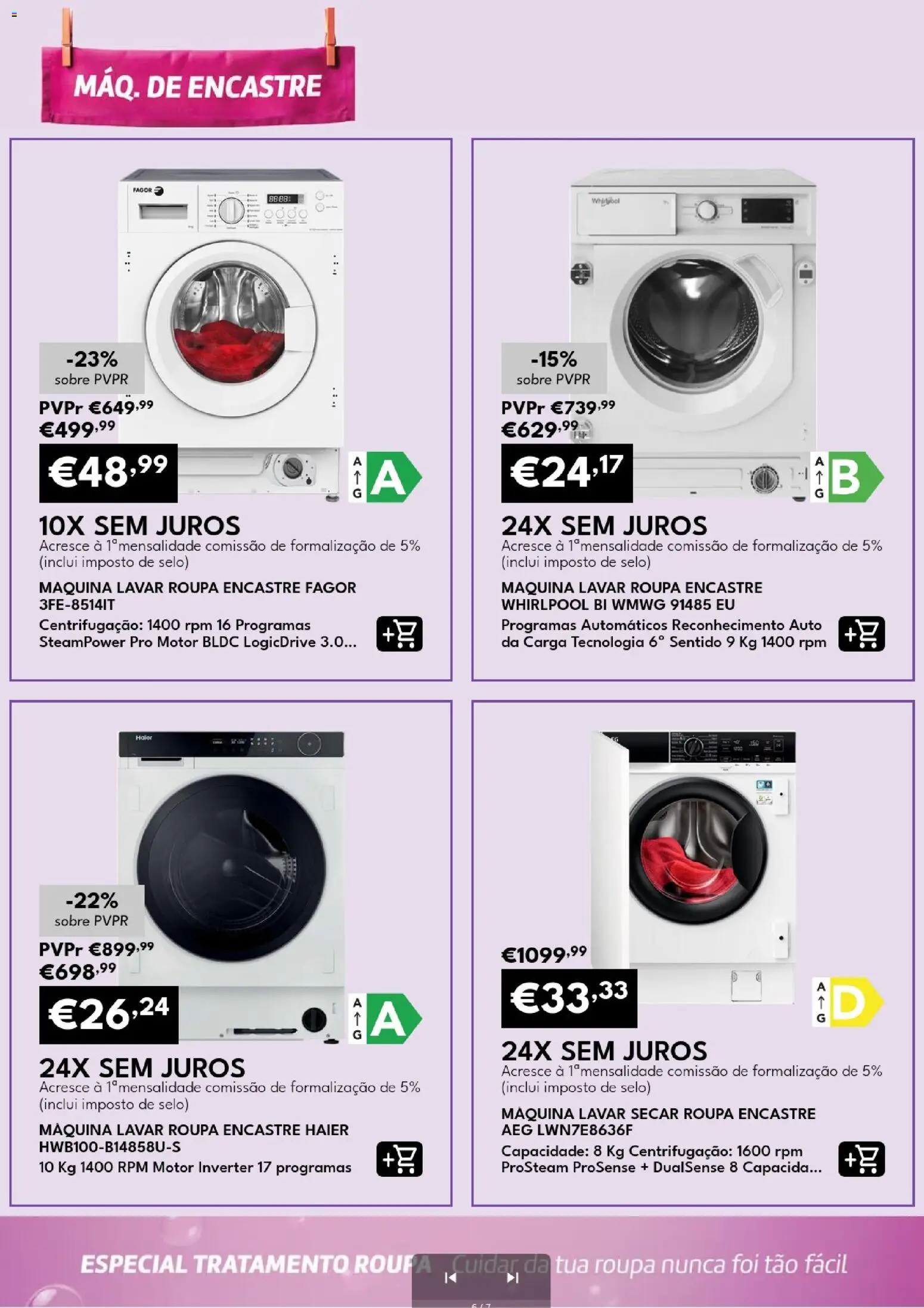 Radio Popular Especial Tratamento De Roupa │ válido de 07/10/2026 | Página: 7 | Produtos: Whirlpool