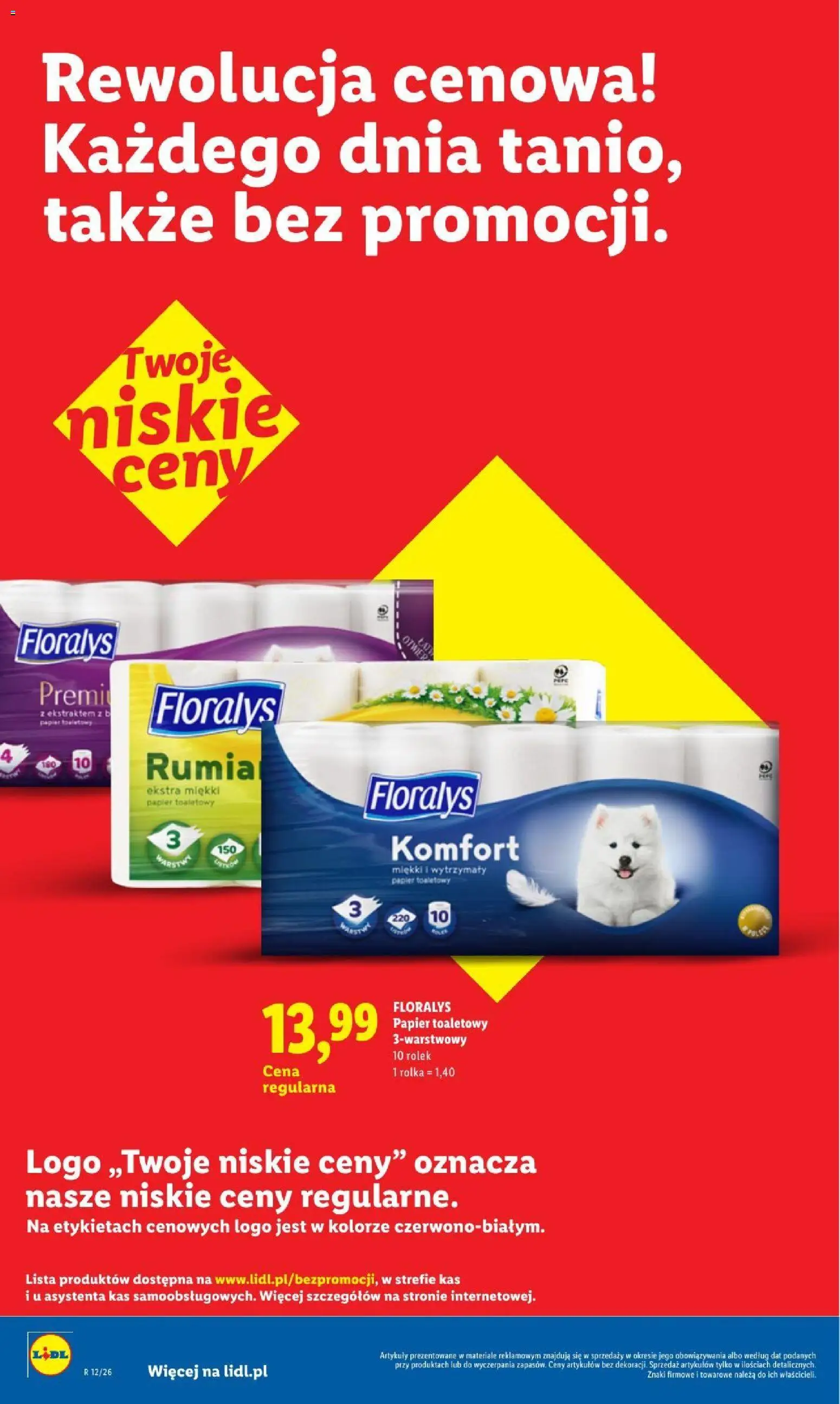 Lidl gazetka - Oszczędzaj każdego dnia od 21.08.2026 | Strona: 26 | Produkty: Papier toaletowy