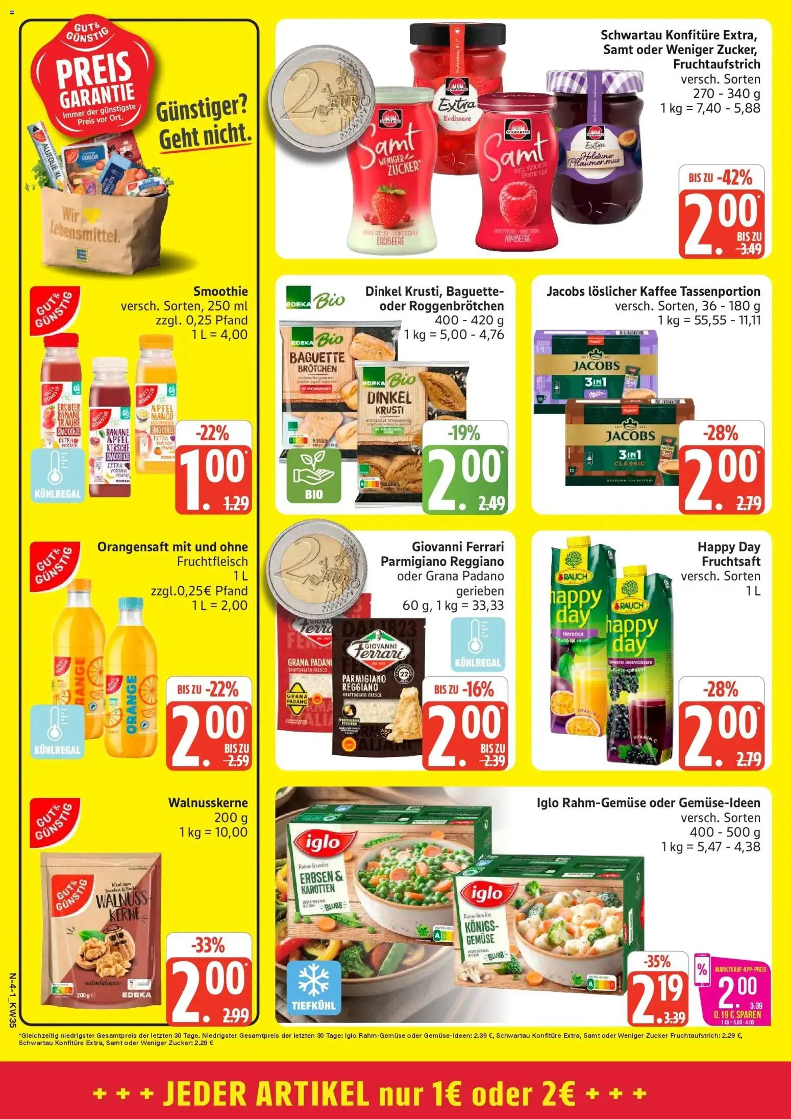 Marktkauf Prospekt Buxtehude (ab 24.08.2026) » Angebote online | Seite: 4 | Produkte: Baguette, Gemüse, Mango, Löslicher Kaffee