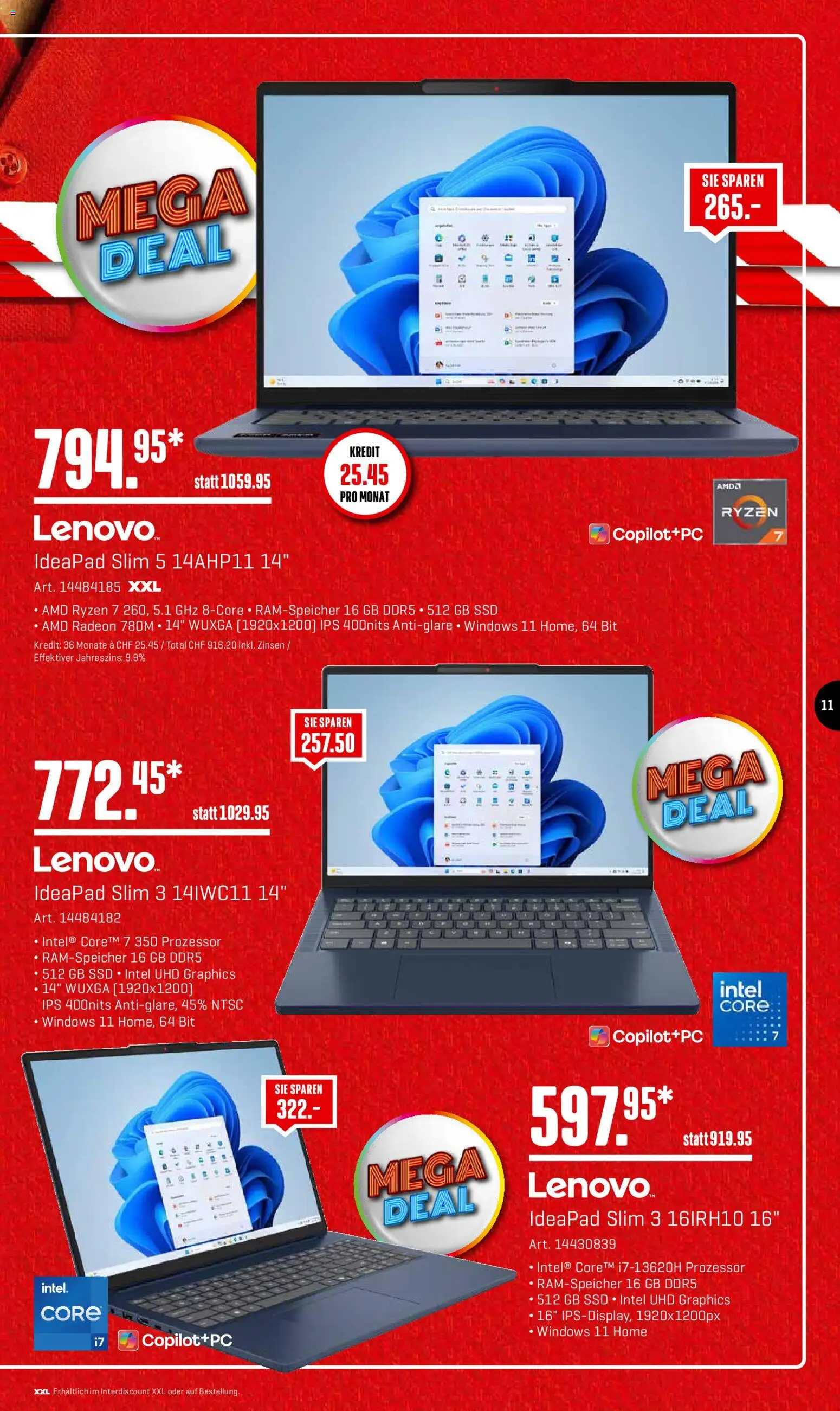 Interdiscount aktionen – gültig ab 19.10.2026 | Seite: 11 | Produkte: Lenovo