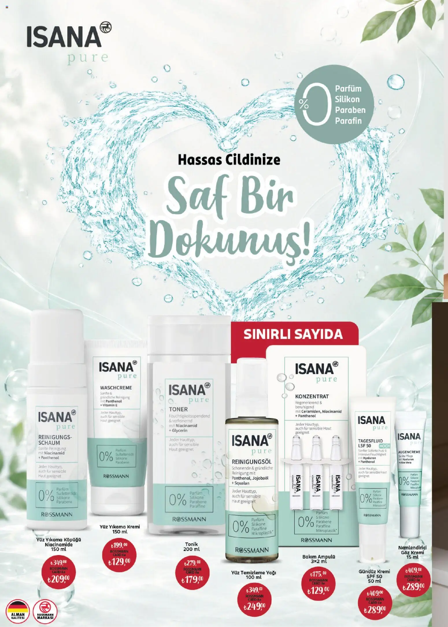 Rossmann İndirim - 01 Temmuz 2026 tarihinden itibaren geçerlidir | Sayfa: 24 | Ürünler: Parfüm, Toner