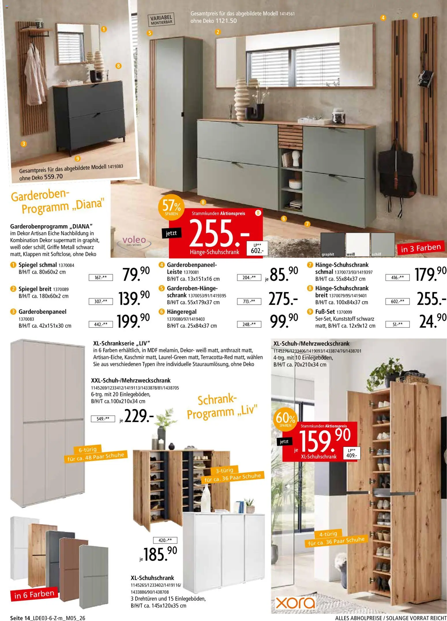 Zurbrüggen Prospekt 	 – gültig ab 28.03.2026 | Seite: 18 | Produkte: Schrank, Spiegel