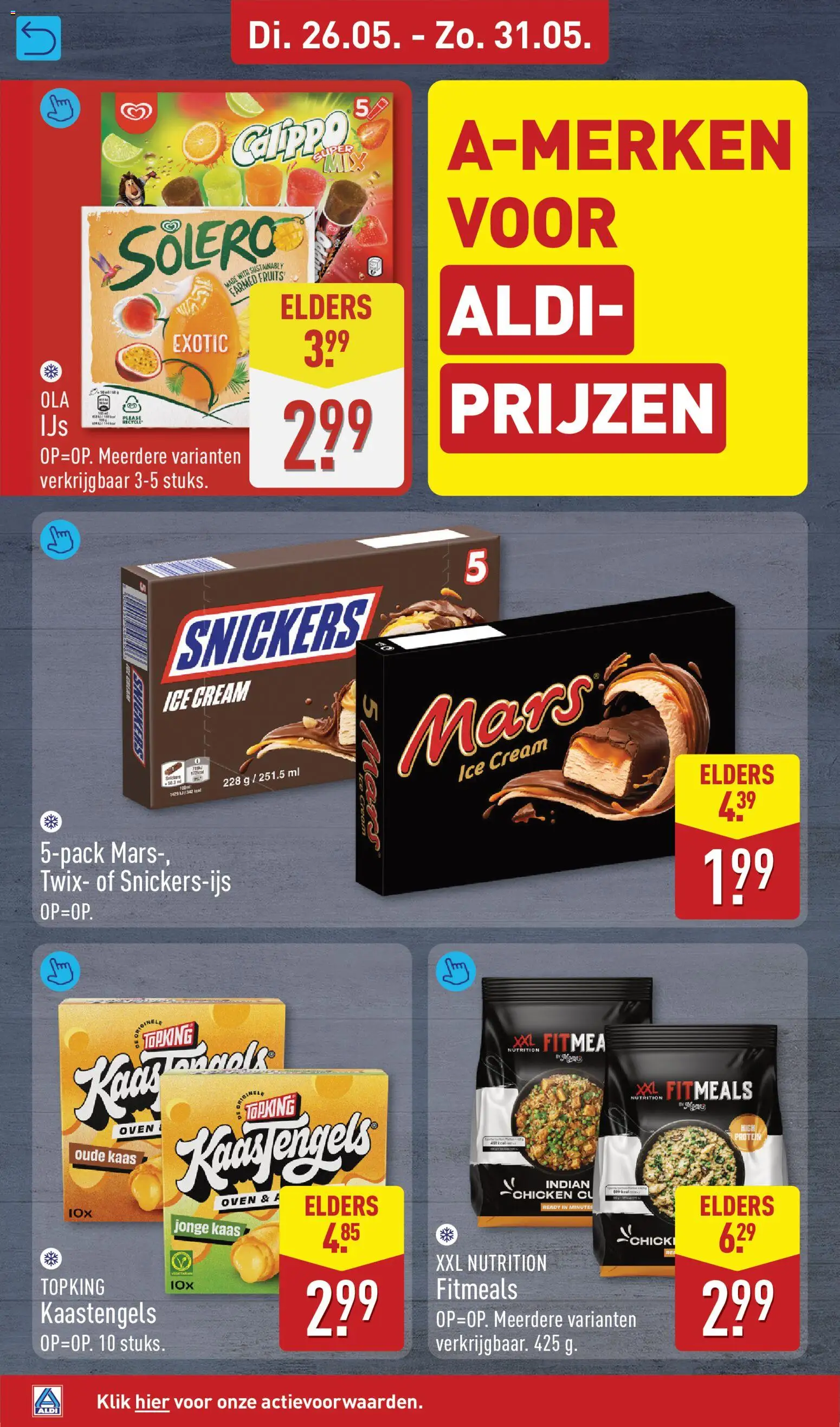 {H1} | Pagina: 16 | Producten: Kaas, Oven, Twix, Snickers