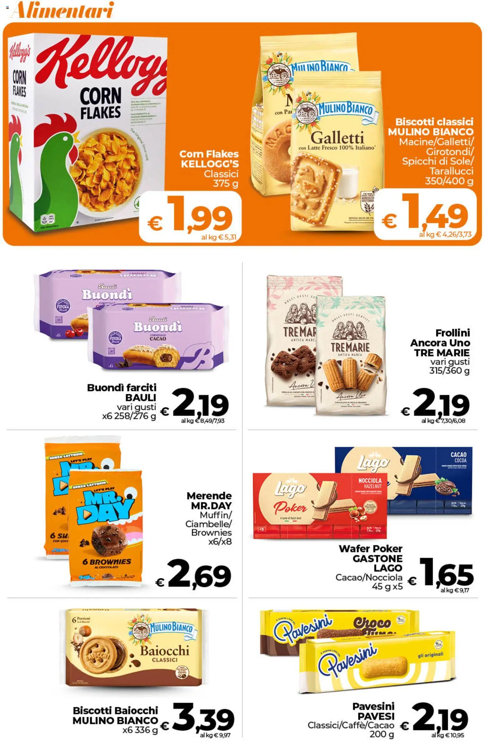Volantino Ipercoop del 11/08/2026 | Pagina: 41 | Prodotti: Biscotti, The, Frollini, Brownies