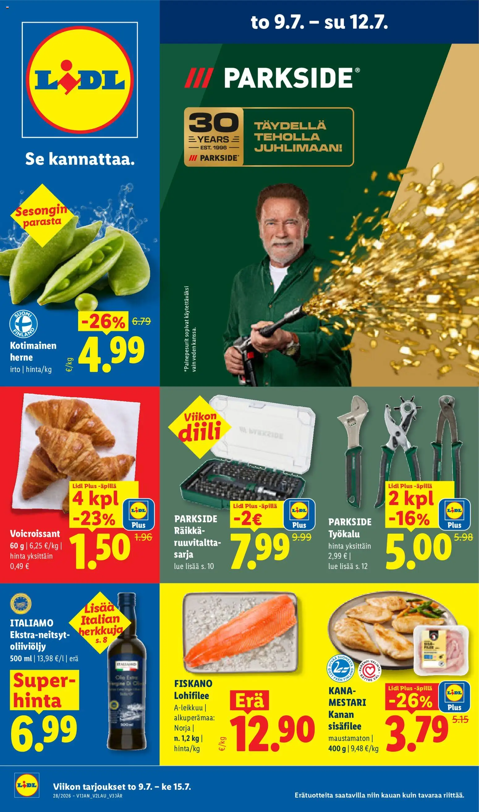 Lidl tarjoukset - Helsinki – voimassa 09/07/2026 alkaen | Sivu: 1