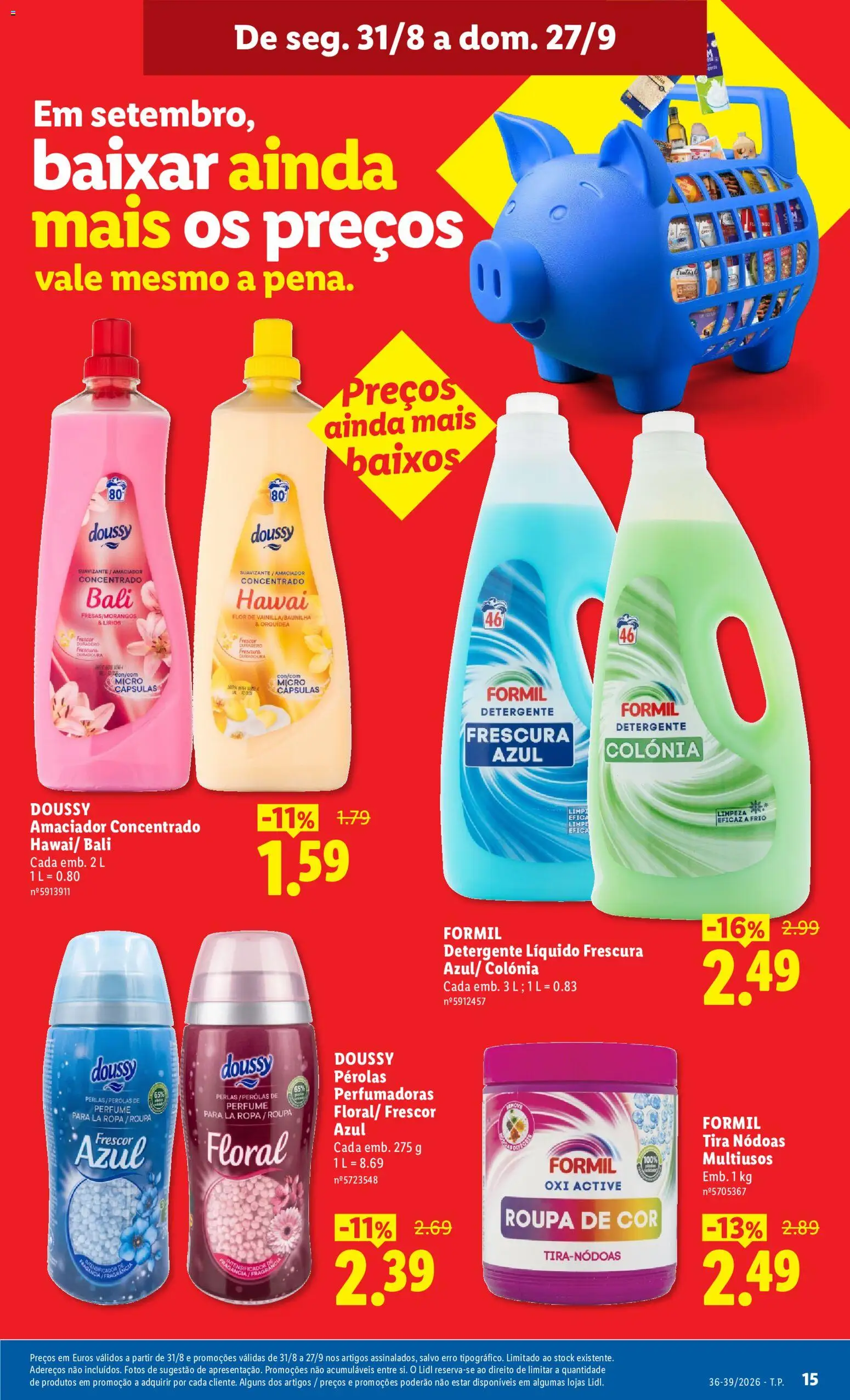 Lidl Folheto Especial │ válido de 01/09/2026 | Página: 15 | Produtos: Perfume, Fragrância, Detergente, Cápsulas