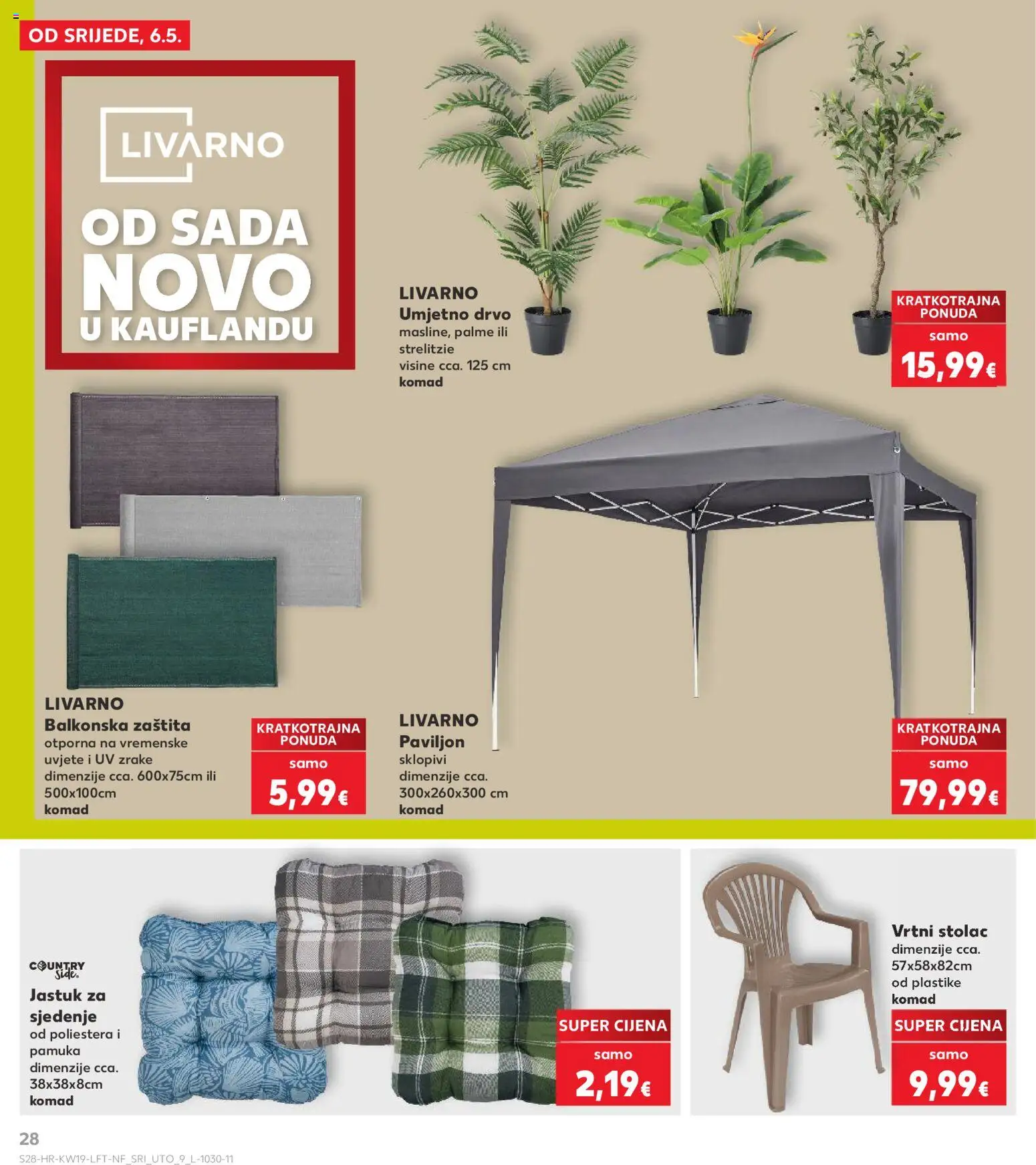 Kaufland katalog | vrijedi od 06.05.2026 | Stranica: 28 | Proizvodi: Jastuk