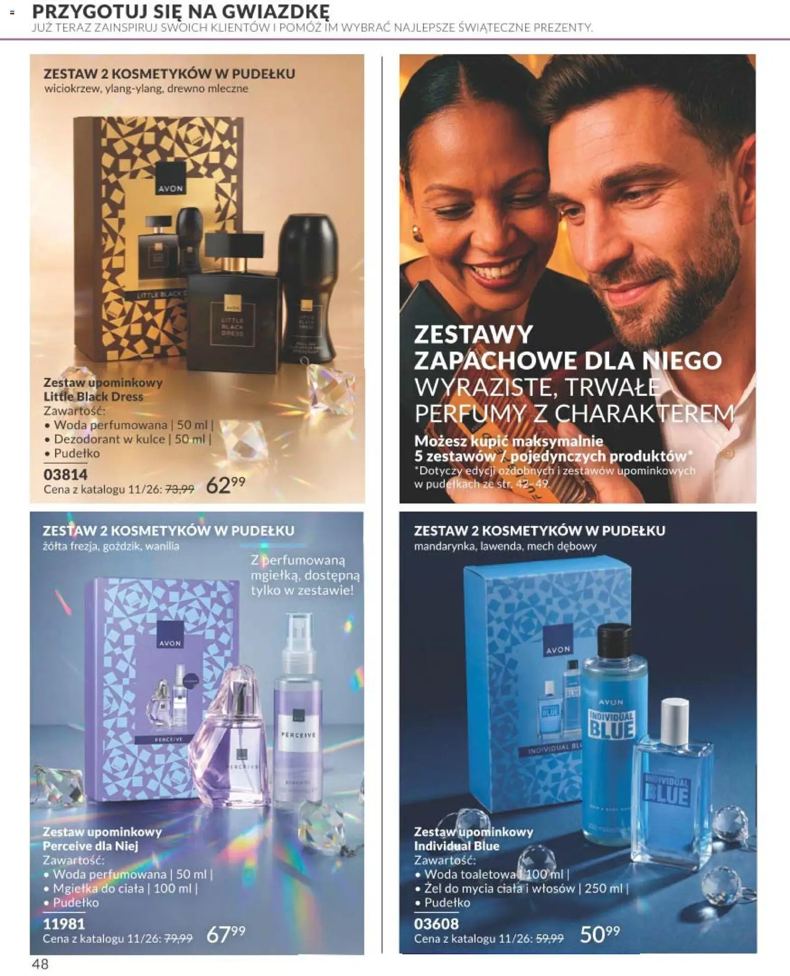 Avon Katalog Focus 10 2026 od 30.09.2026 | Strona: 48 | Produkty: Pudełko, Perfumy, Dezodorant, Wanilia
