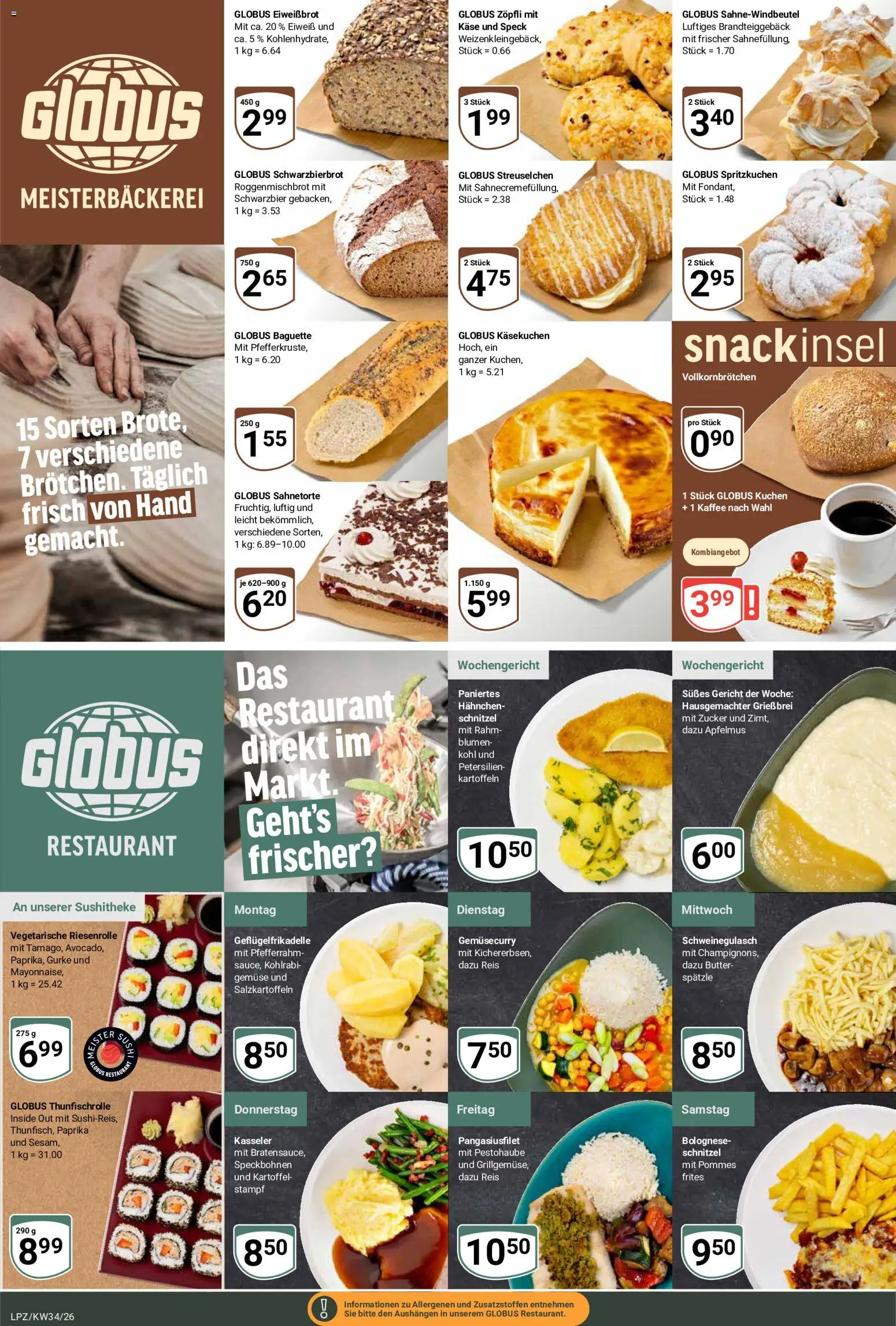 Globus Prospekt Leipzig – gültig ab 17.08.2026 | Seite: 8 | Produkte: Kohlrabi, Kartoffeln, Paprika, Reis