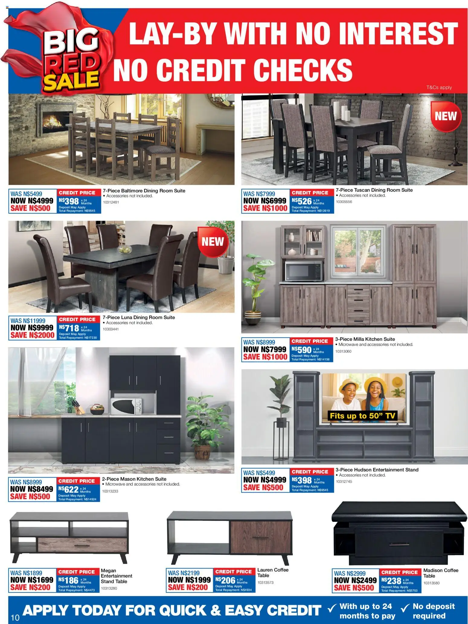 New OK Furniture catalogue – valid from 18.05.2026 | Page: 10 | Products: TV, Table, Microwave, Coffee