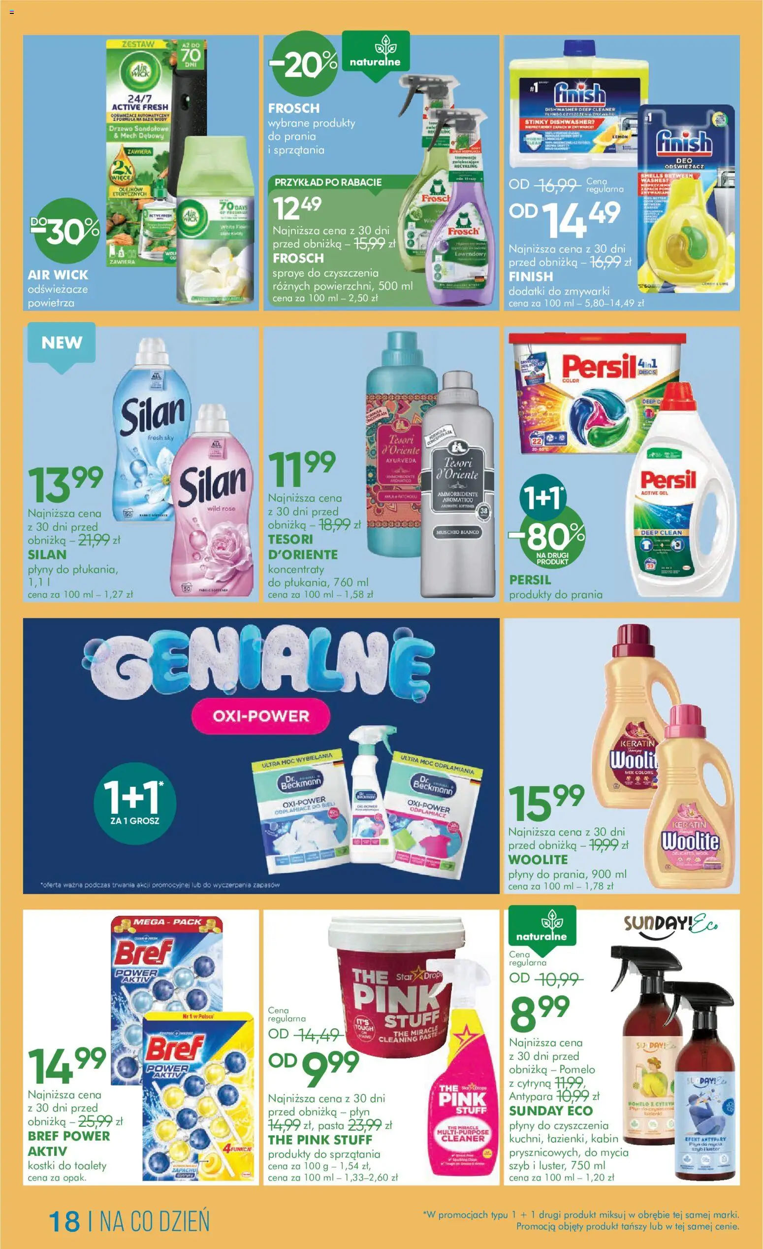 Super-pharm gazetka od 16.07.2026 | Strona: 18 | Produkty: Odświeżacz, Cleaner, Zapach, Pasta