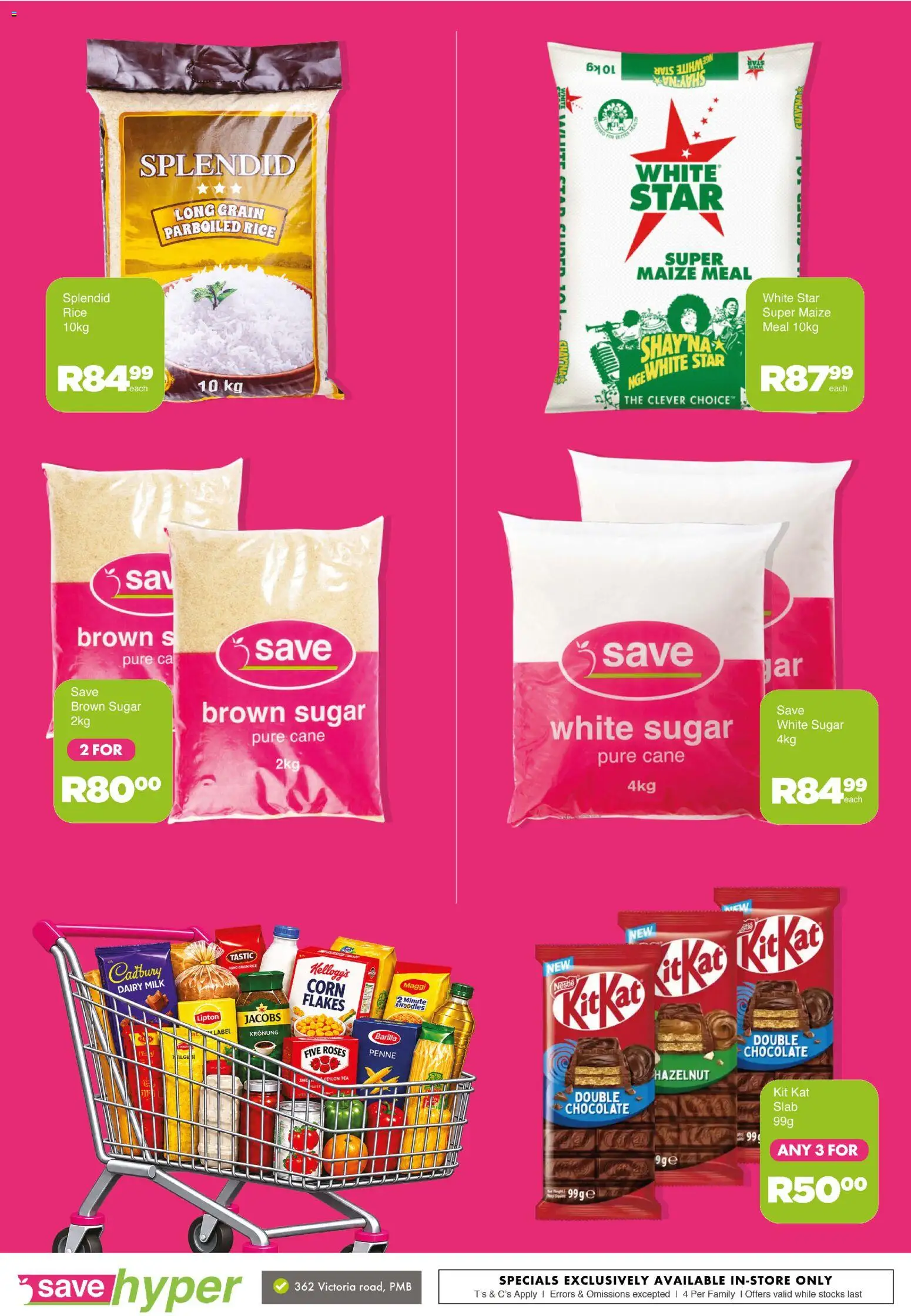 New Save catalogue – valid from 27/10/2026 | Page: 13 | Products: Maize meal, Milk, Tea, Peach
