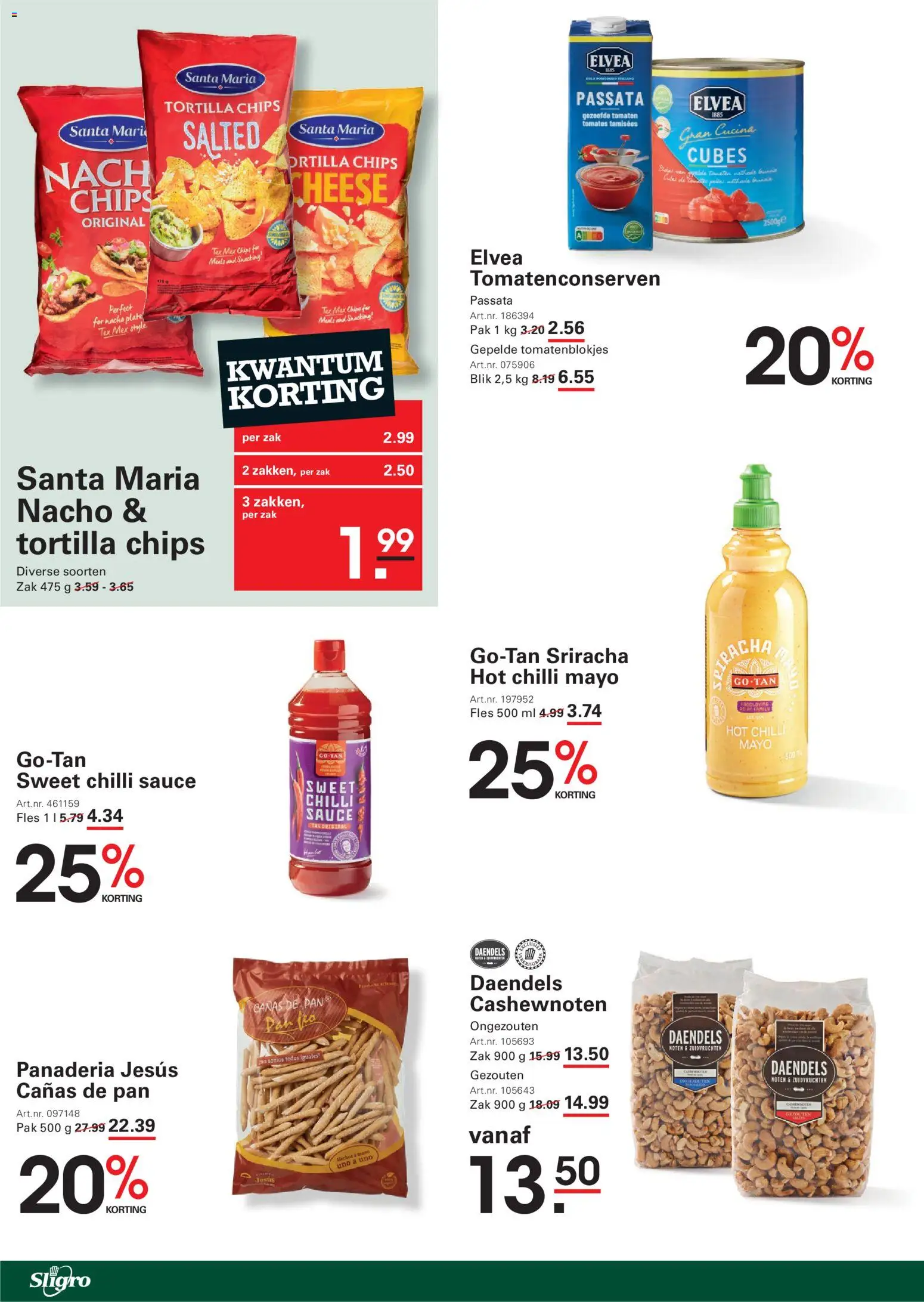 {H1} | Pagina: 14 | Producten: Fles, Tomaten, Noten, Tortilla