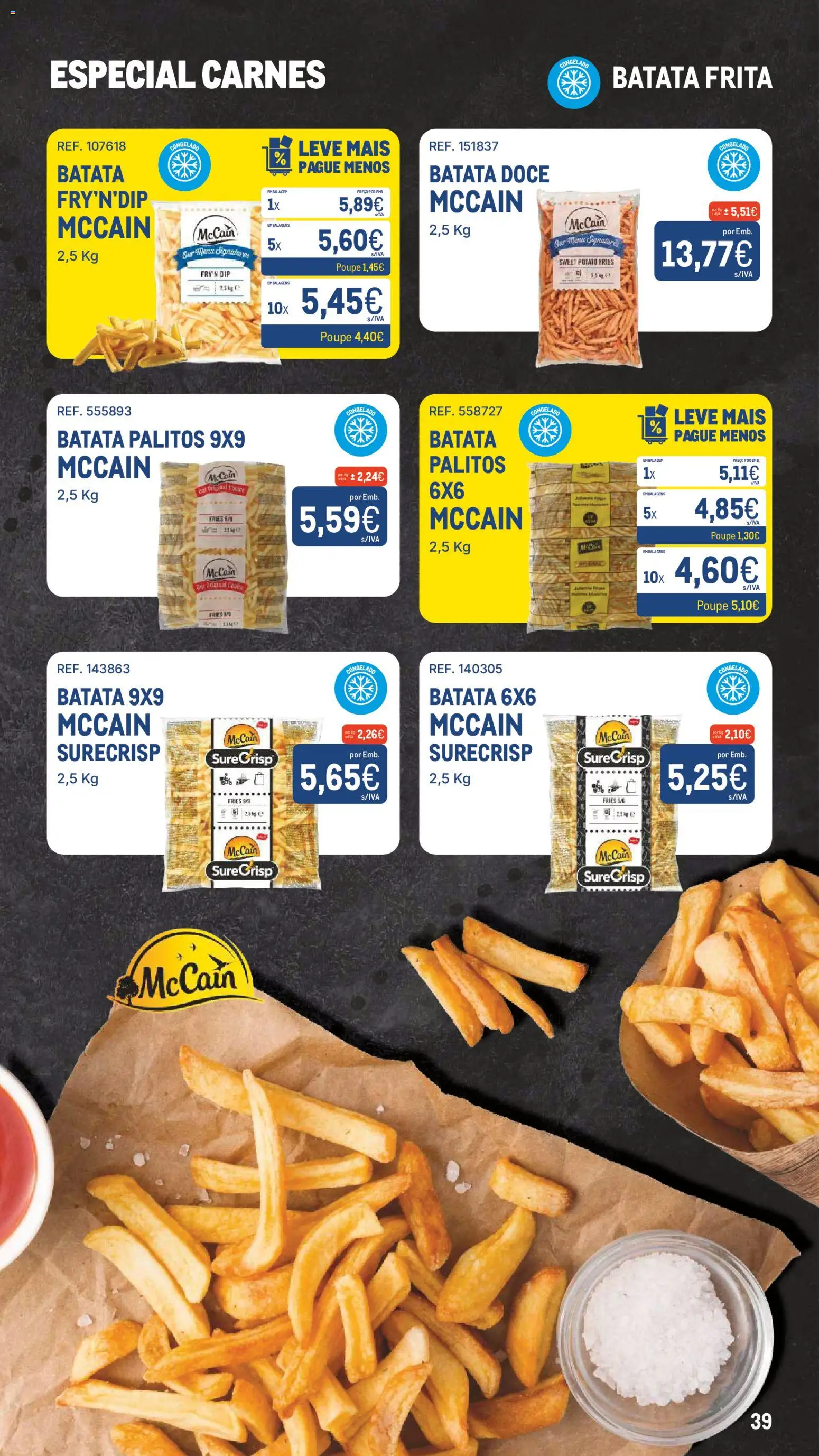 Makro Especial Carnes │ válido de 11.06.2026 | Página: 39 | Produtos: Batata, Batata frita