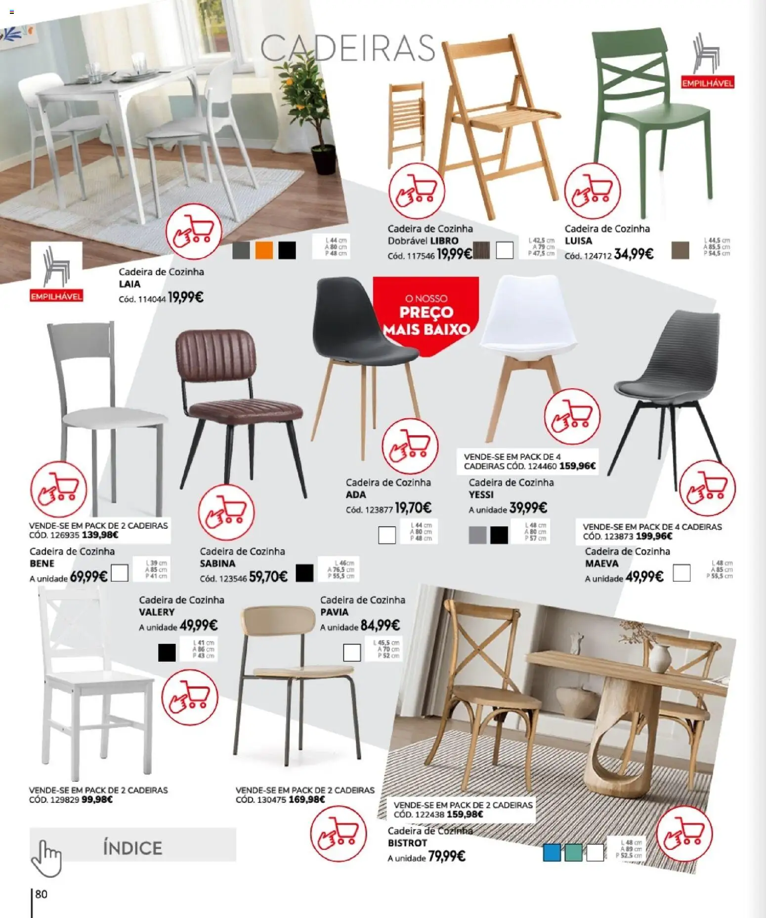 Conforama folheto │ válido de 16.04.2026 | Página: 80 | Produtos: Cadeiras, Cadeira