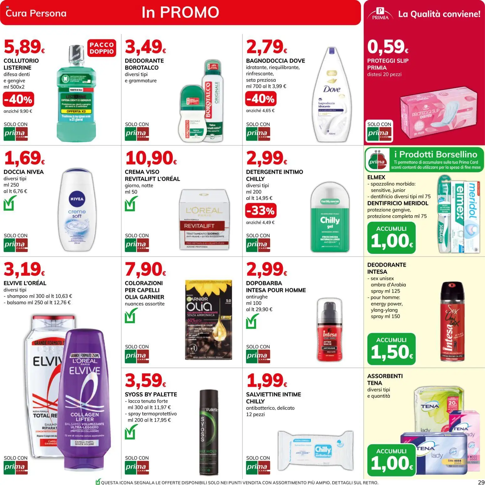 Volantino Basko del 03/09/2026 | Pagina: 29 | Prodotti: Dopobarba, Deodorante, Crema viso, Listerine